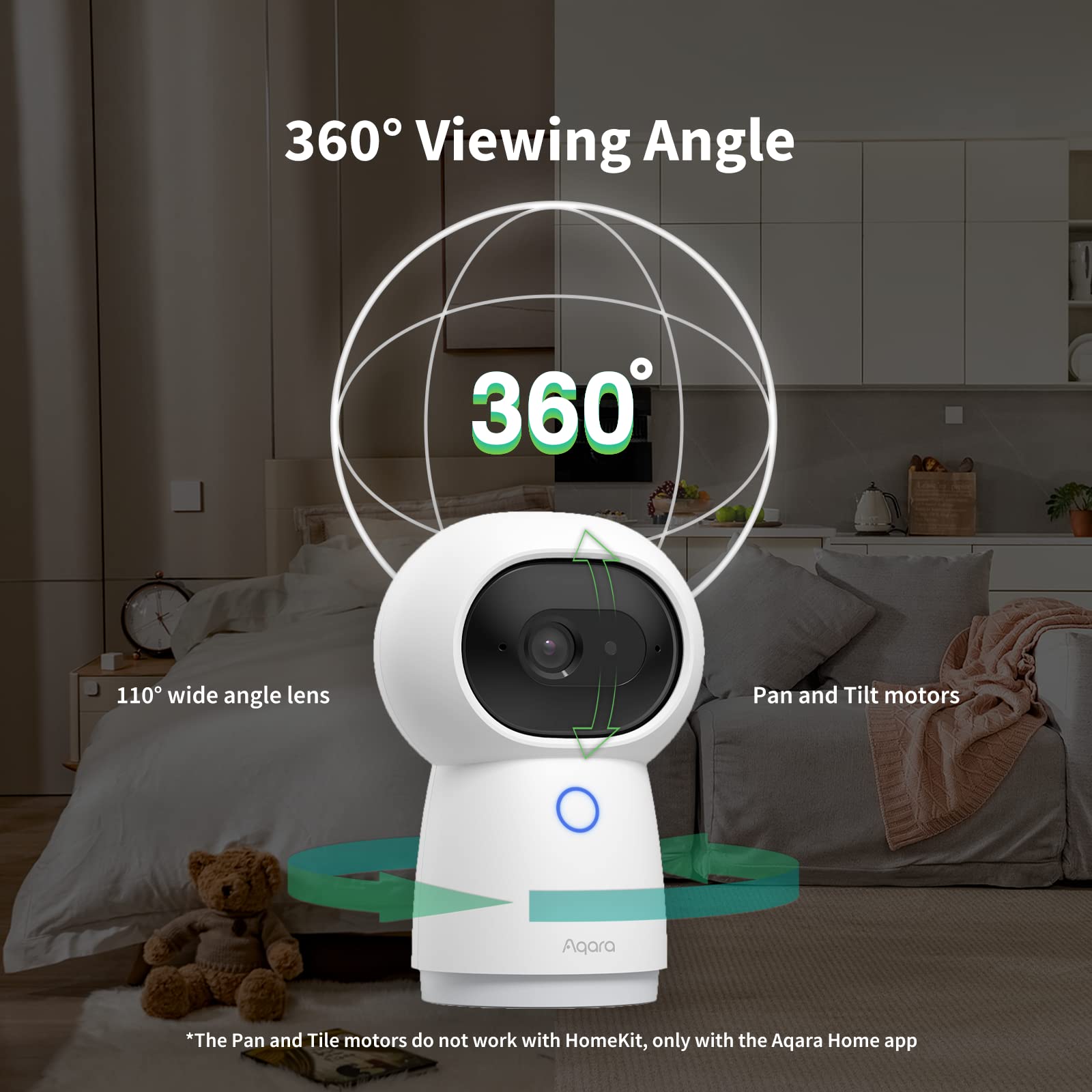 Aqara CH-H03 G3 Camera Hub IP Camera 1296p 360° Dual Band Zigbee 3.0