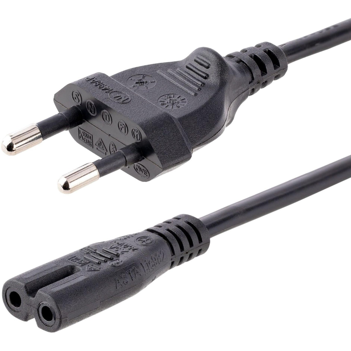 1m EU Plug to C7 Laptop Power Cord
