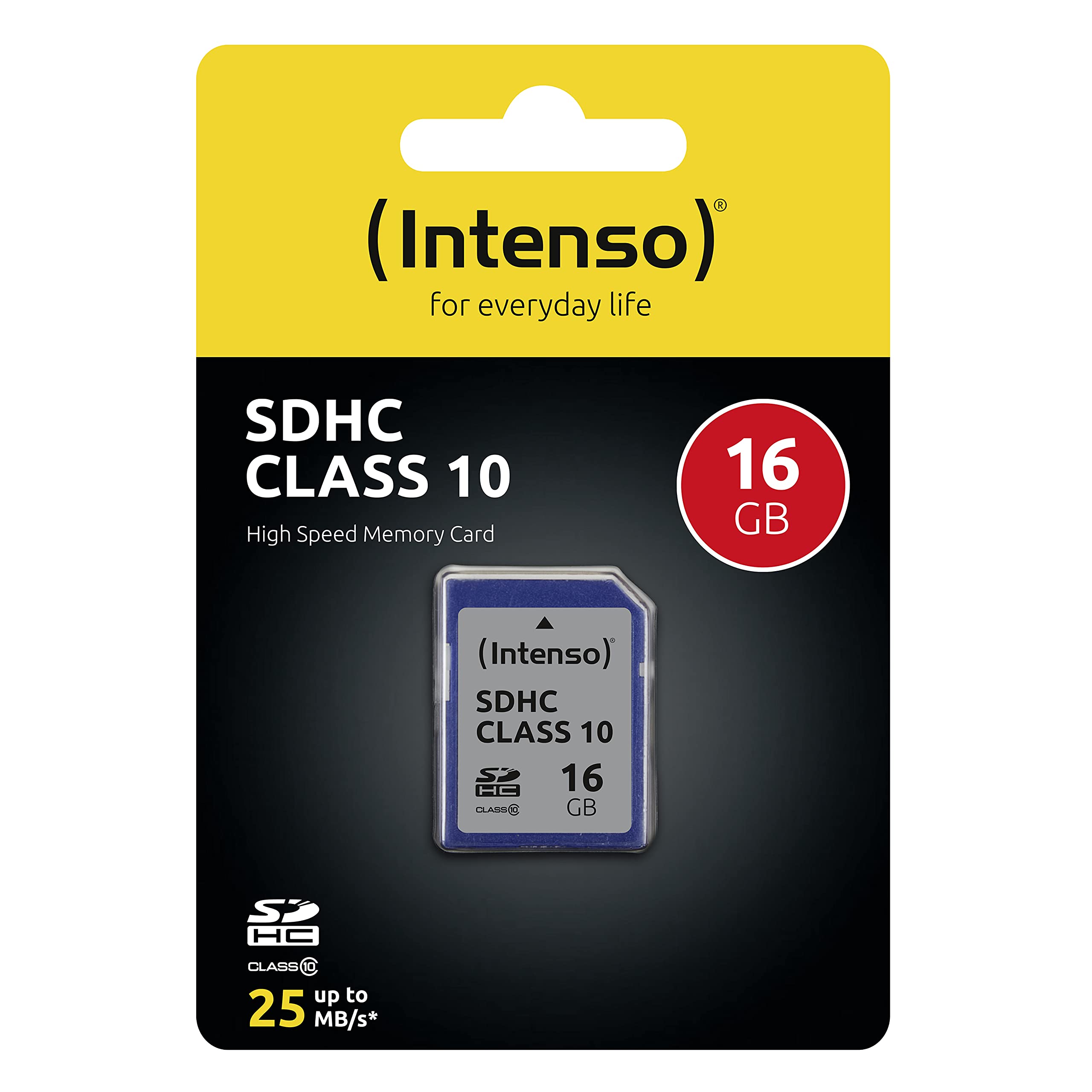 INTENSO Carte SDHC Class 10 - 16 Go