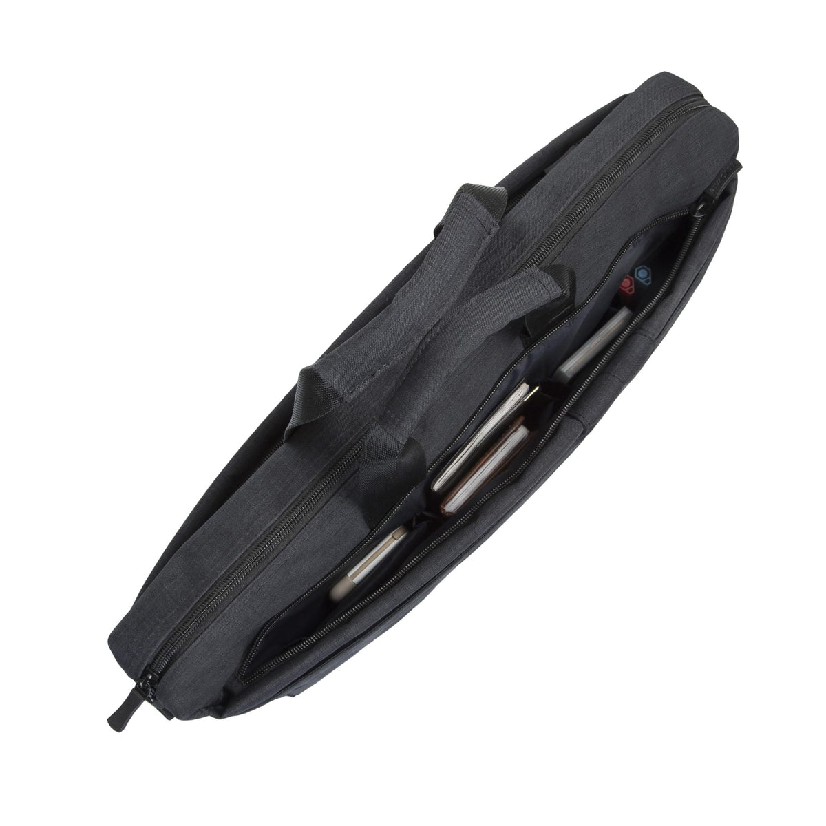 Sacoche business 5 poches 17.3", Polyester ECO  noir chambré