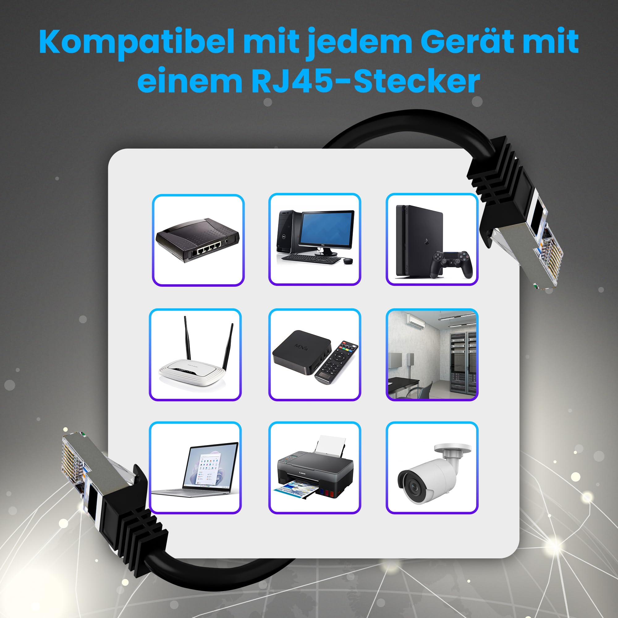 Extralink EX.7584 câble de réseau Noir Cat5e F/UTP (FTP)
