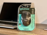 LOGITECH Marathon M705 Mouse right-handed laser wireless 2.4 GHz USB wireless receiver