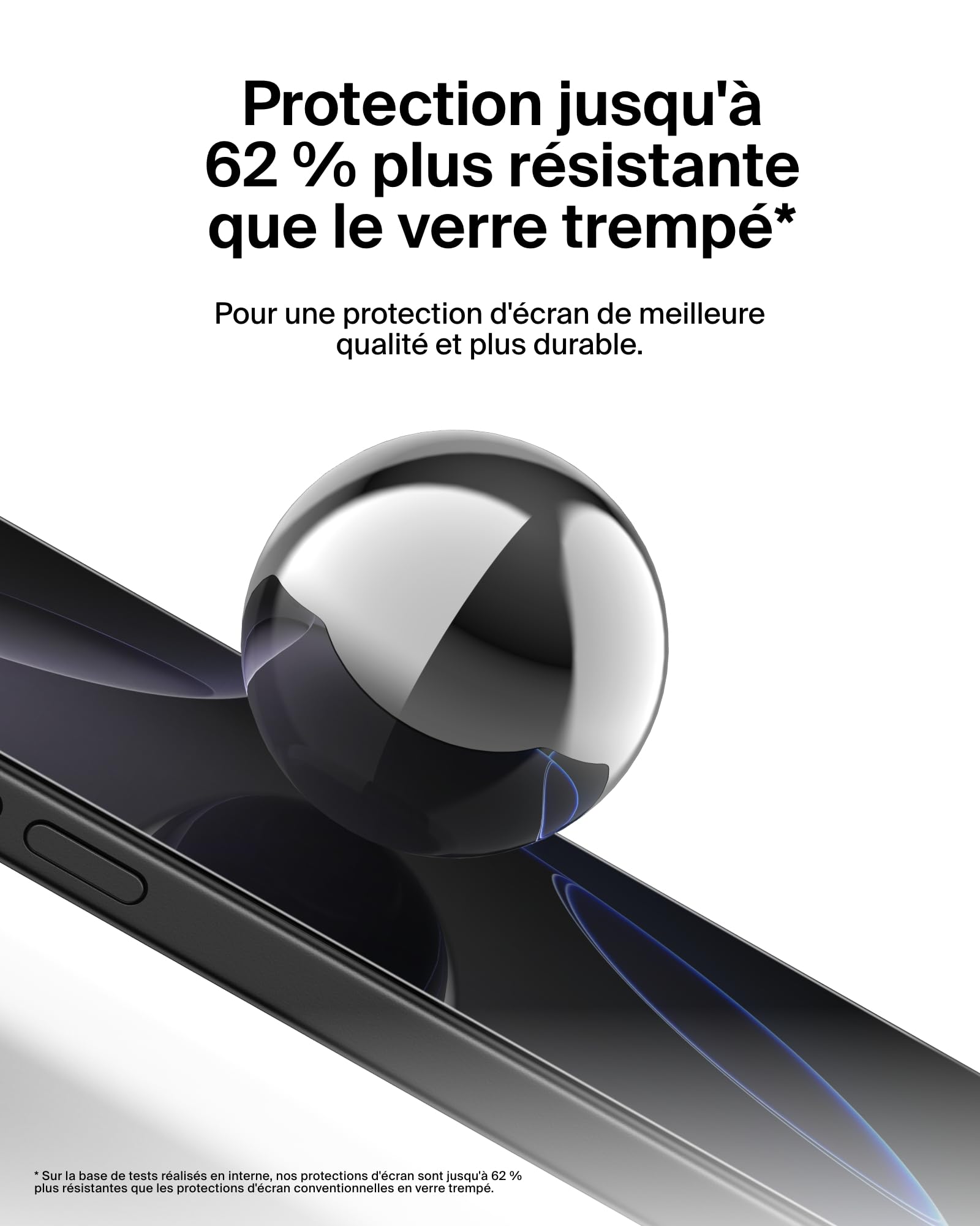 BELKIN ScreenForce Pro Invisiglass Privacy AM Screen Protector - iPhone 16 Pro Max