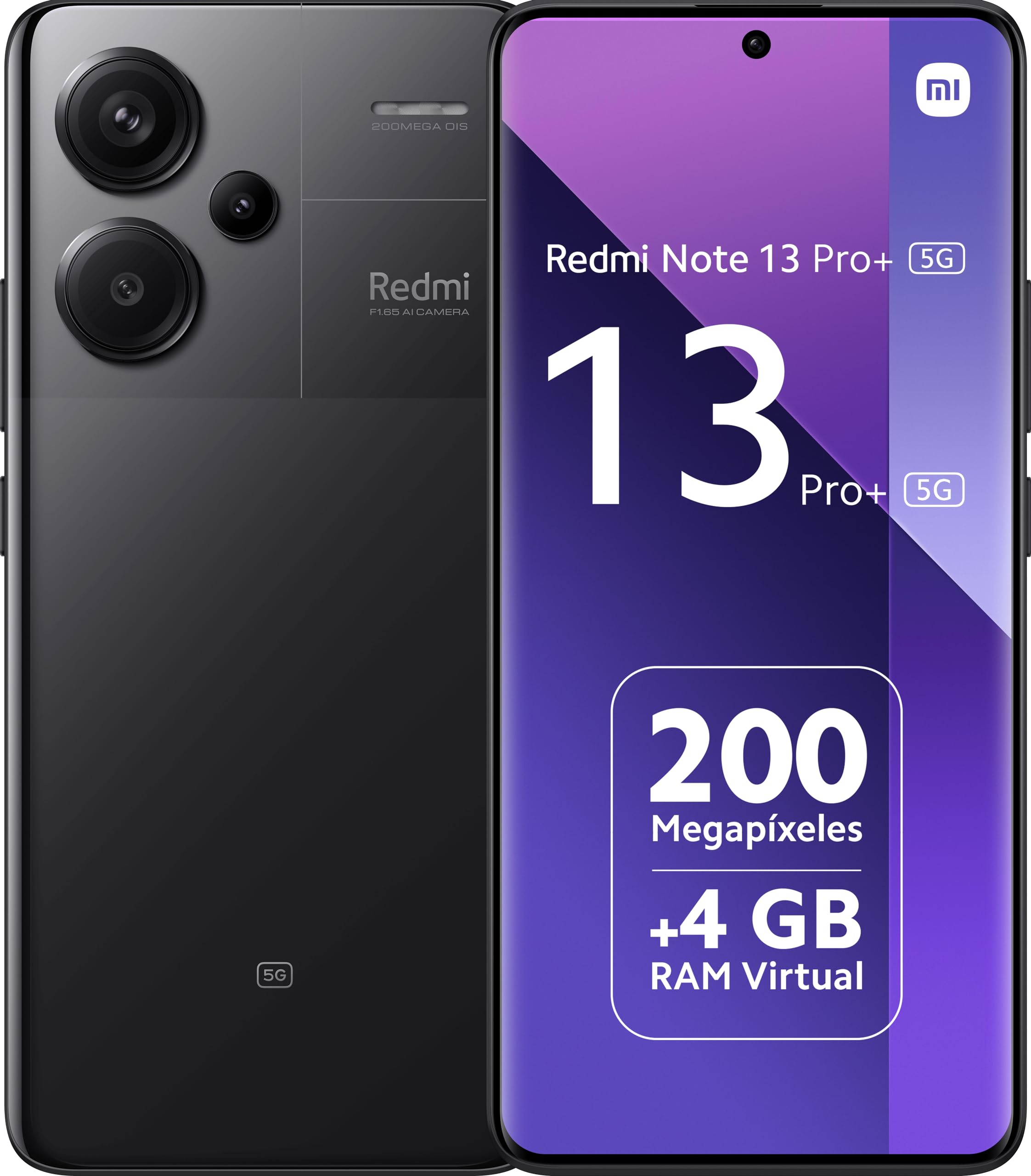 Xiaomi Redmi Note 13 Pro + 5G (Double Sim - 6.67", 256 Go, 8 Go RAM) Noir