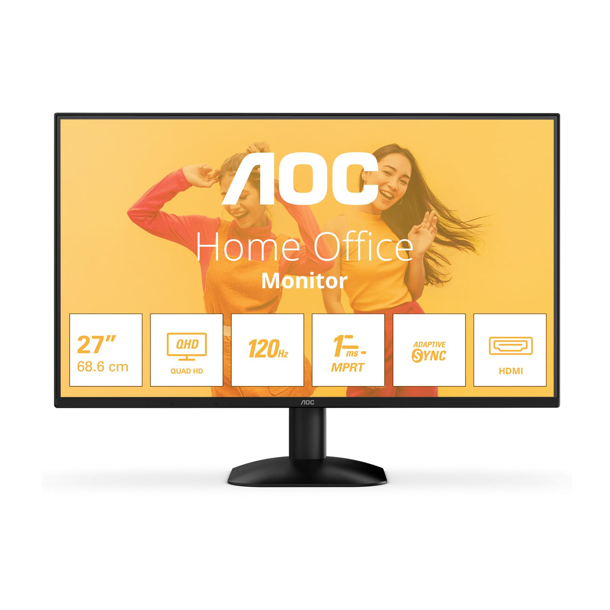 AOC Q27B35S3 27p QHD IPS 120Hz 1ms 300cd/m2 HDMI2.0 DP