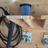 Ruban 9MM noir sur trans pour LP150/250-LM350/450/210D/220P