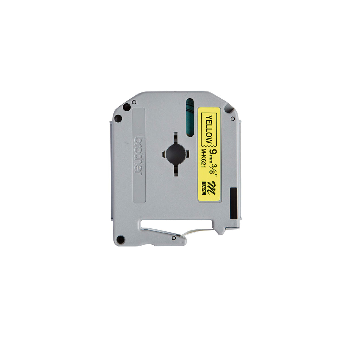 BROTHER P-TOUCH MK-621 noir sur jaune  9mm