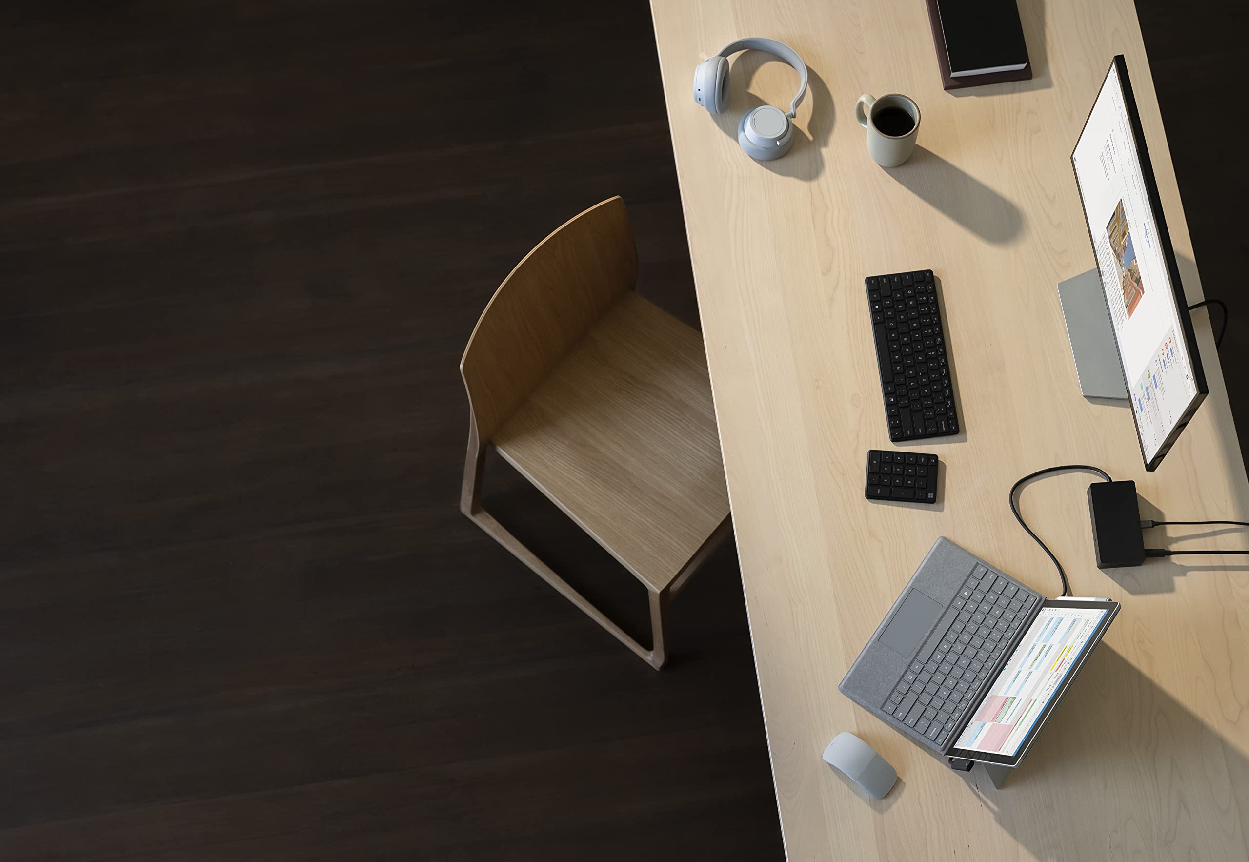 MICROSOFT Surface - Arc Mouse - Souris Arc Bluetooth 4.1 - 2 Boutons - Sans fil - 2 Piles AAA incluses - Grise
