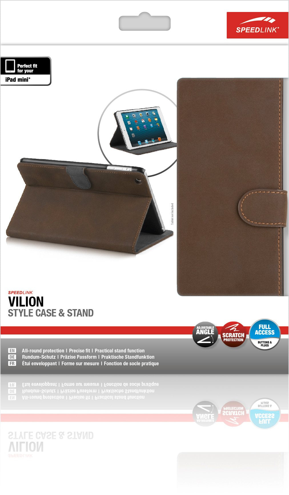SPEEDLINK VILION Style Case & Stand - for iPad mini brown