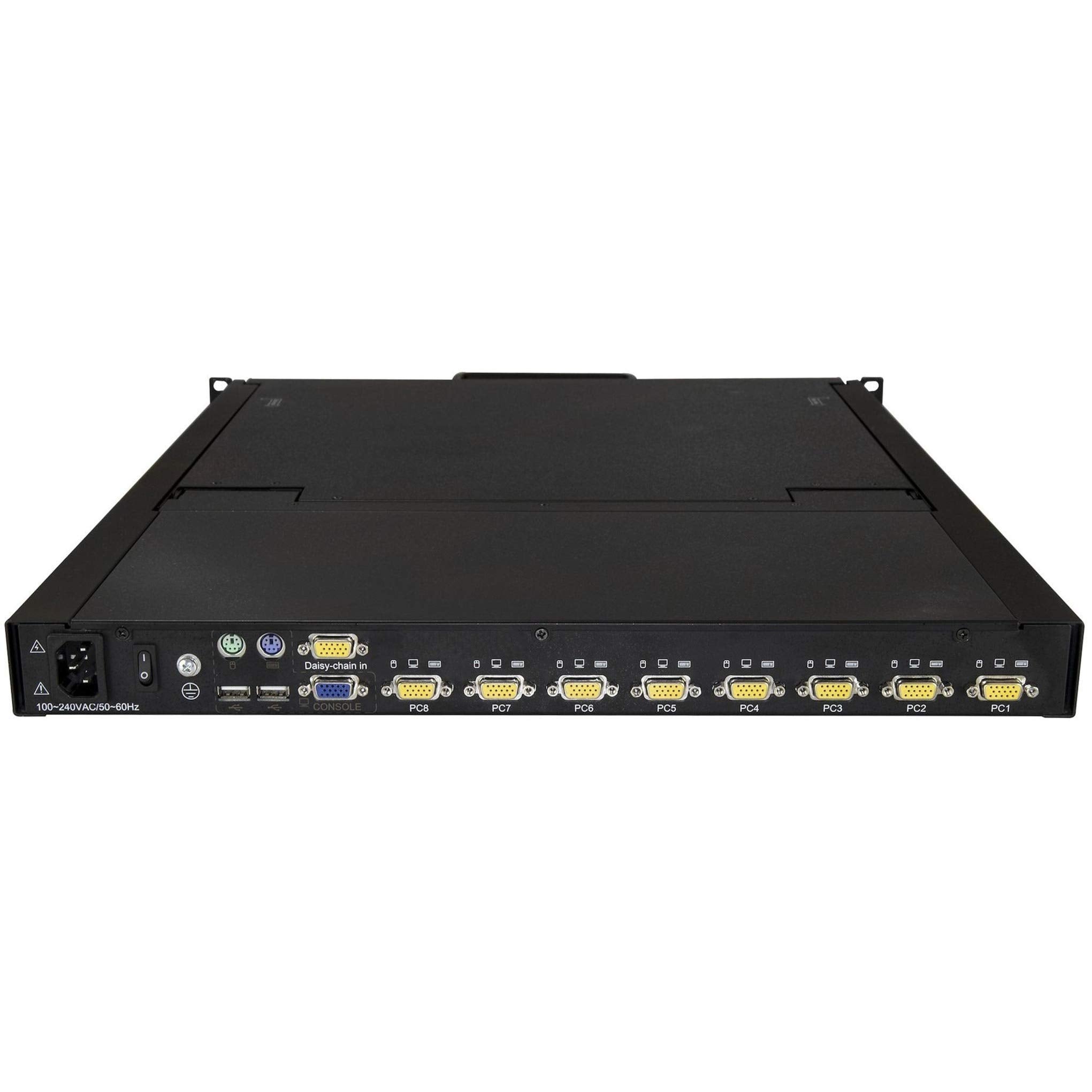 KVM Console 1U Rackmount/8PorVGA LCD/19"