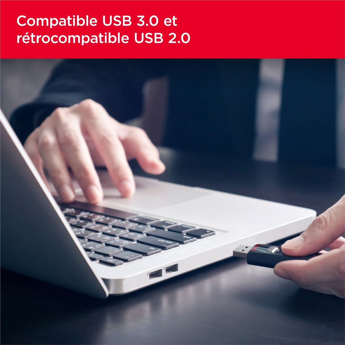 Ultra 64GB USB 3.0 3 Pack Black