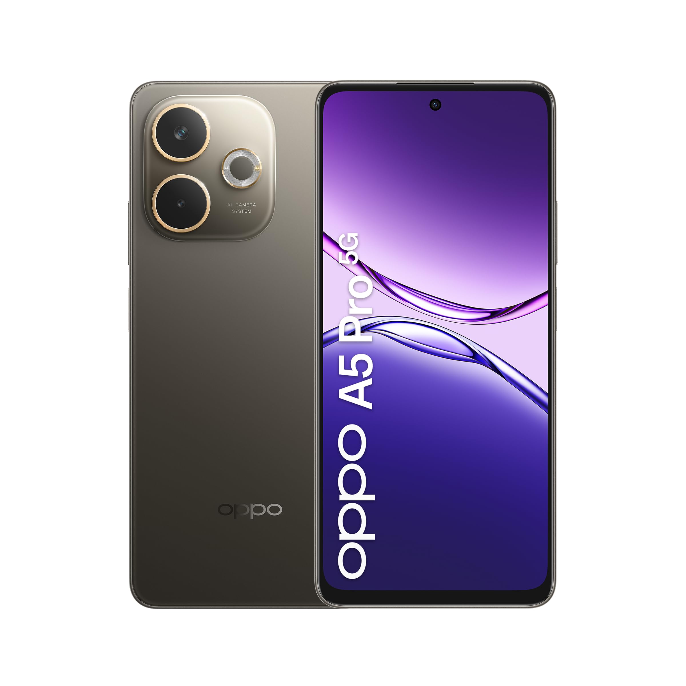 Oppo A5 Pro 5G (Double Sim - Ecran 6.67' - 256 Go, 8 Go RAM - Noir