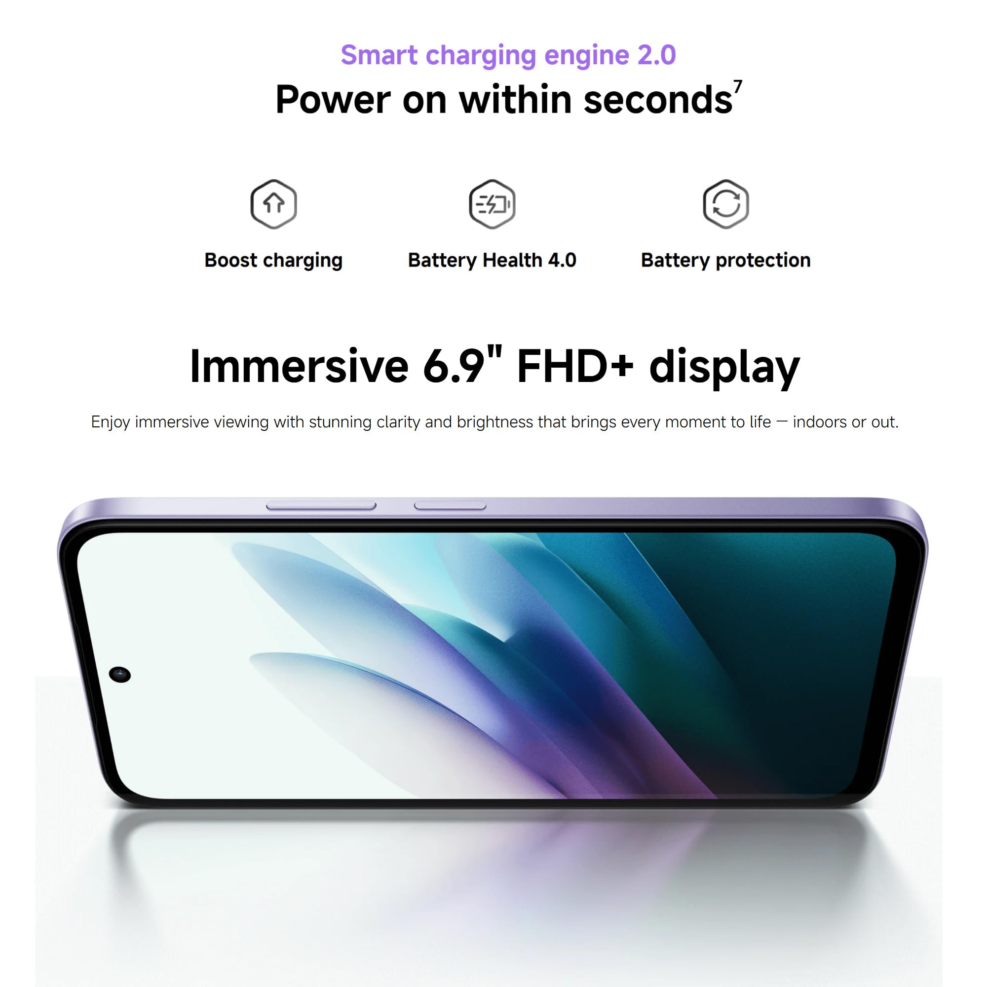Xiaomi Redmi 15 4G (6.9''- NFC - 256 Go, 8 Go RAM) Violet
