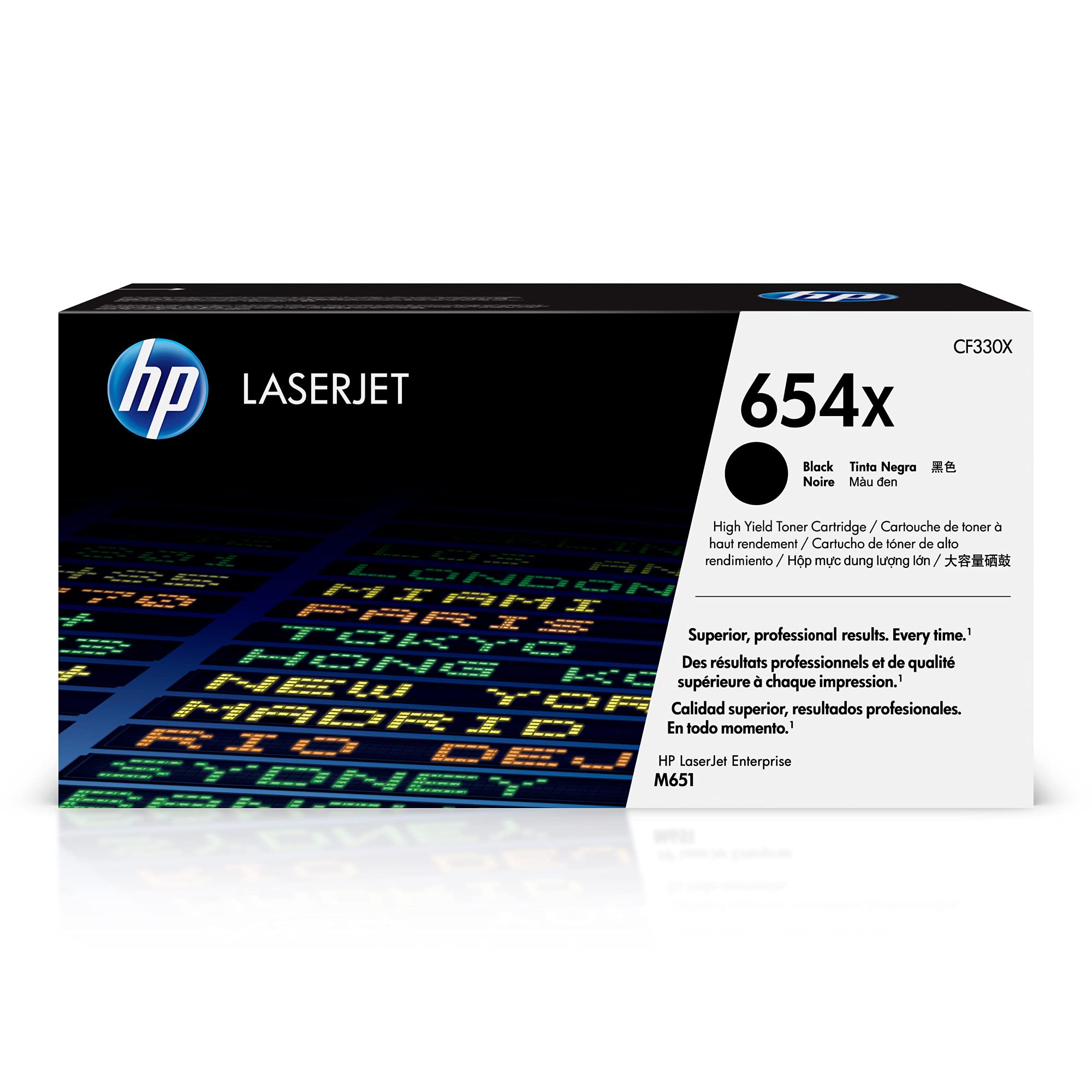 HP 654X original Toner cartridge CF330X black high capacity 20.500 pages 1-pack