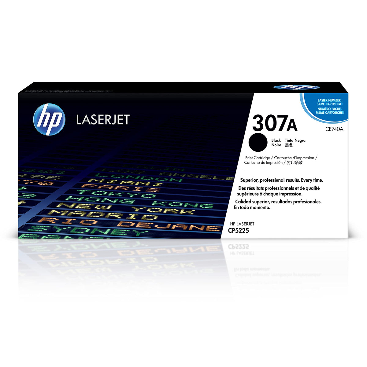 HP original Colour Laserjet CE740A Toner cartridge black standard capacity 7.000 pages 1-pack