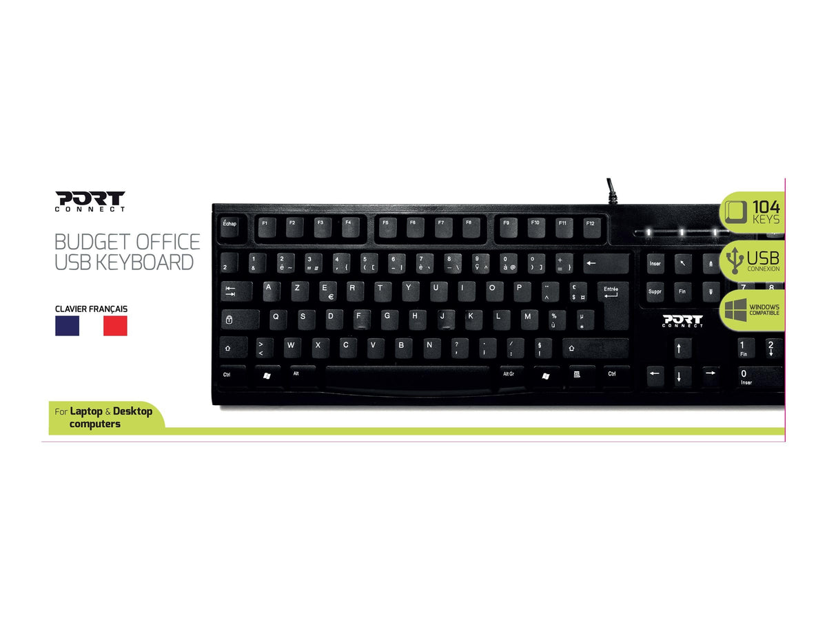 PORT DESIGNS KEYBOARD OFFICE BUDGET BULK - FR