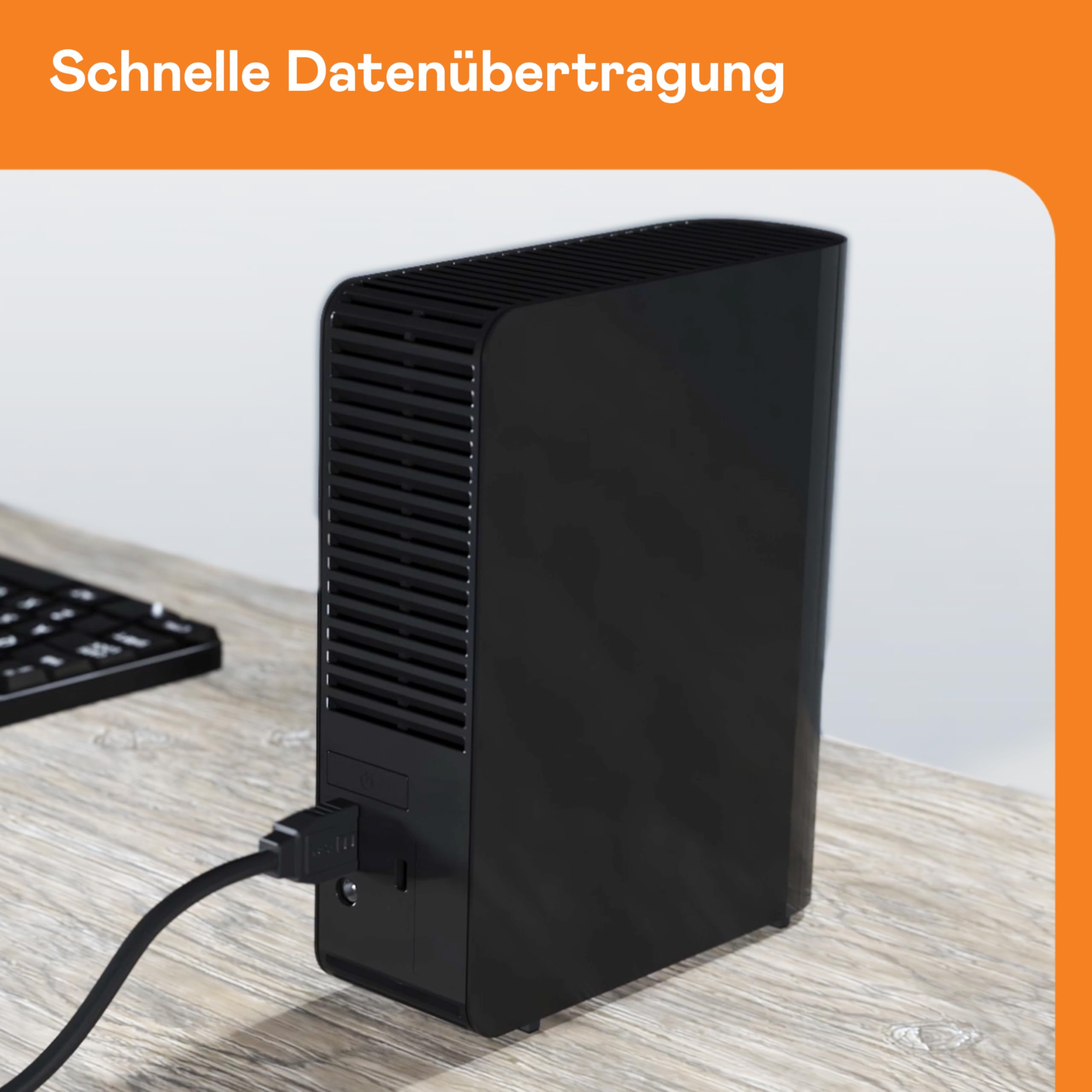 WD Elements Desktop 24To USB 3.0 HDD for plug-and-play storage