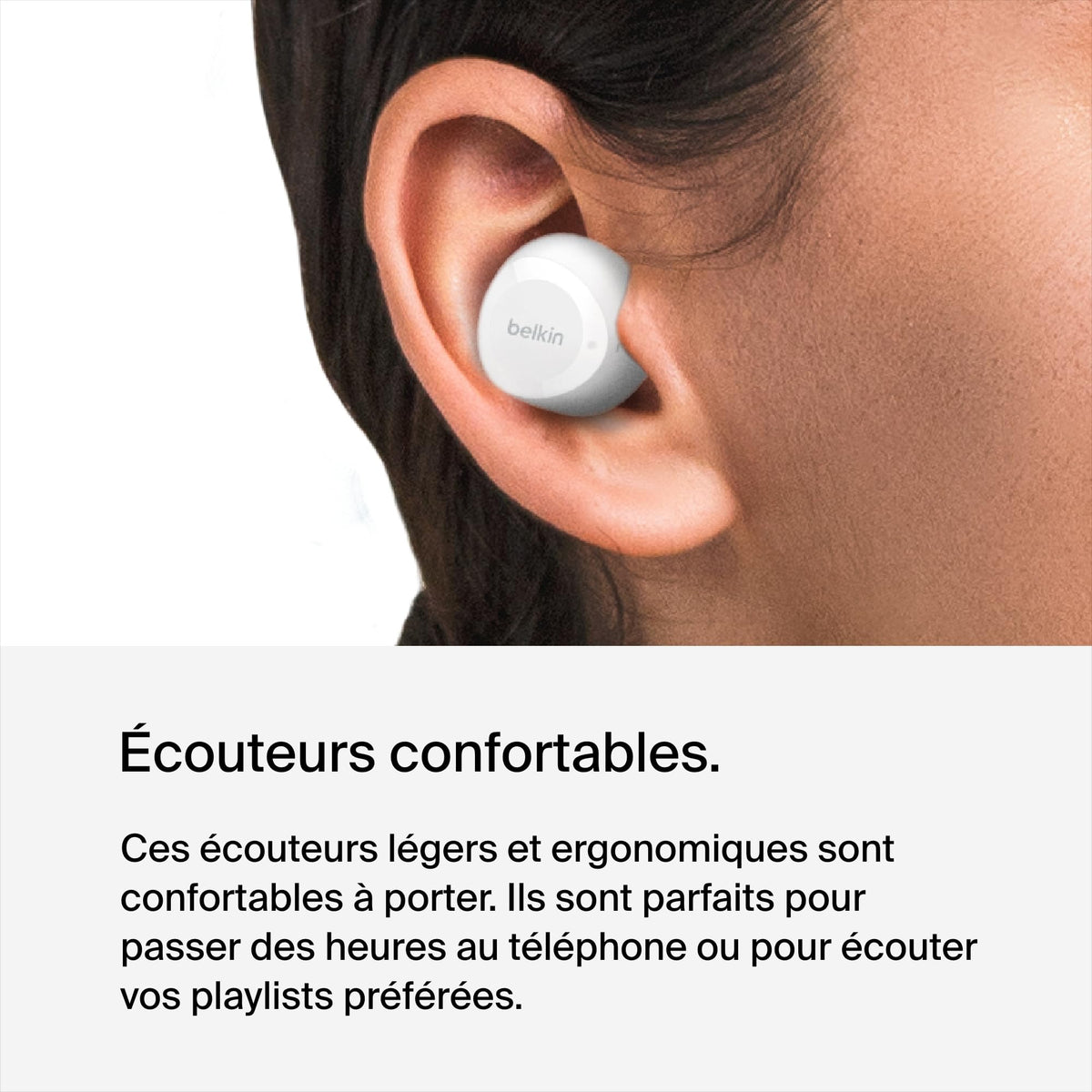 BELKIN SOUNDFORM BoltTrue Wireless Earbuds White