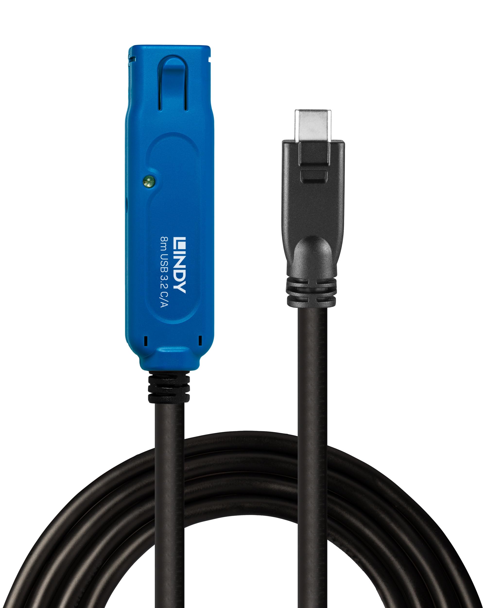 LINDY 8m USB 3.2 Gen 1 C/A Active Extension Pro