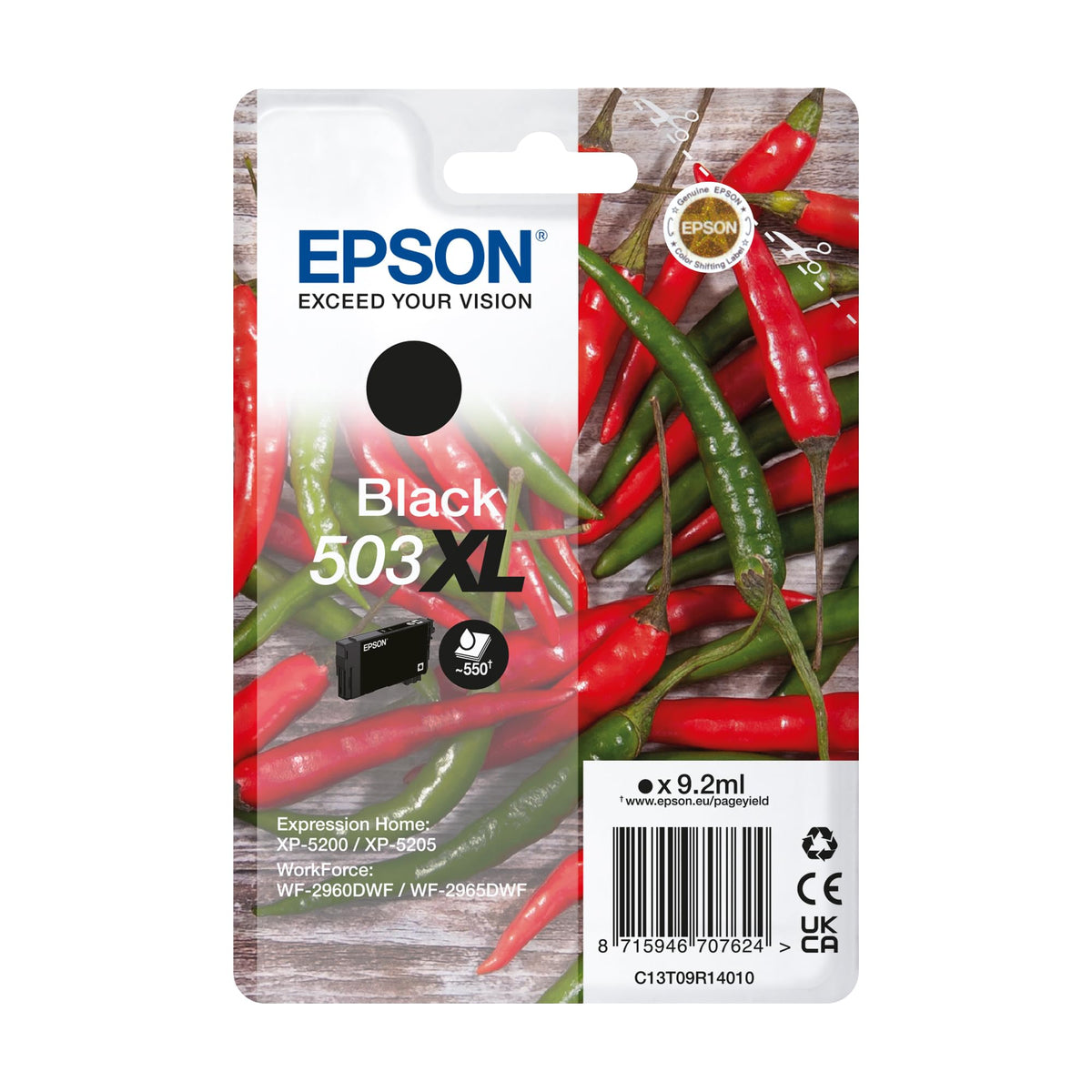 EPSON 4LB Singlepack Black 503XL Ink