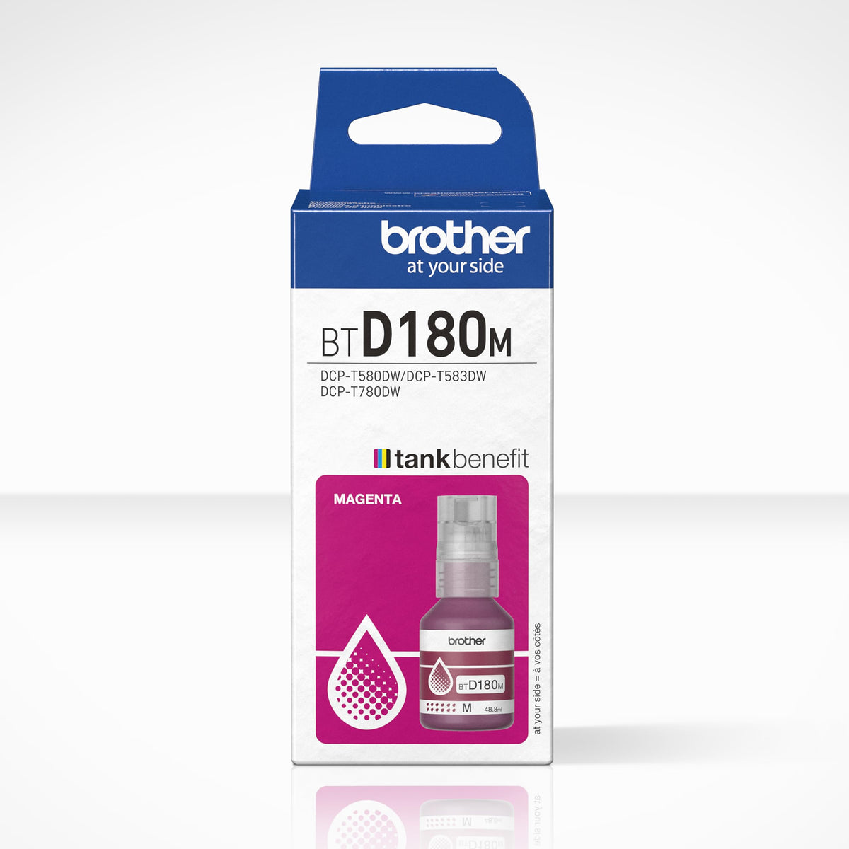 BROTHER Magenta ink bottle yield up to 5.000 pages