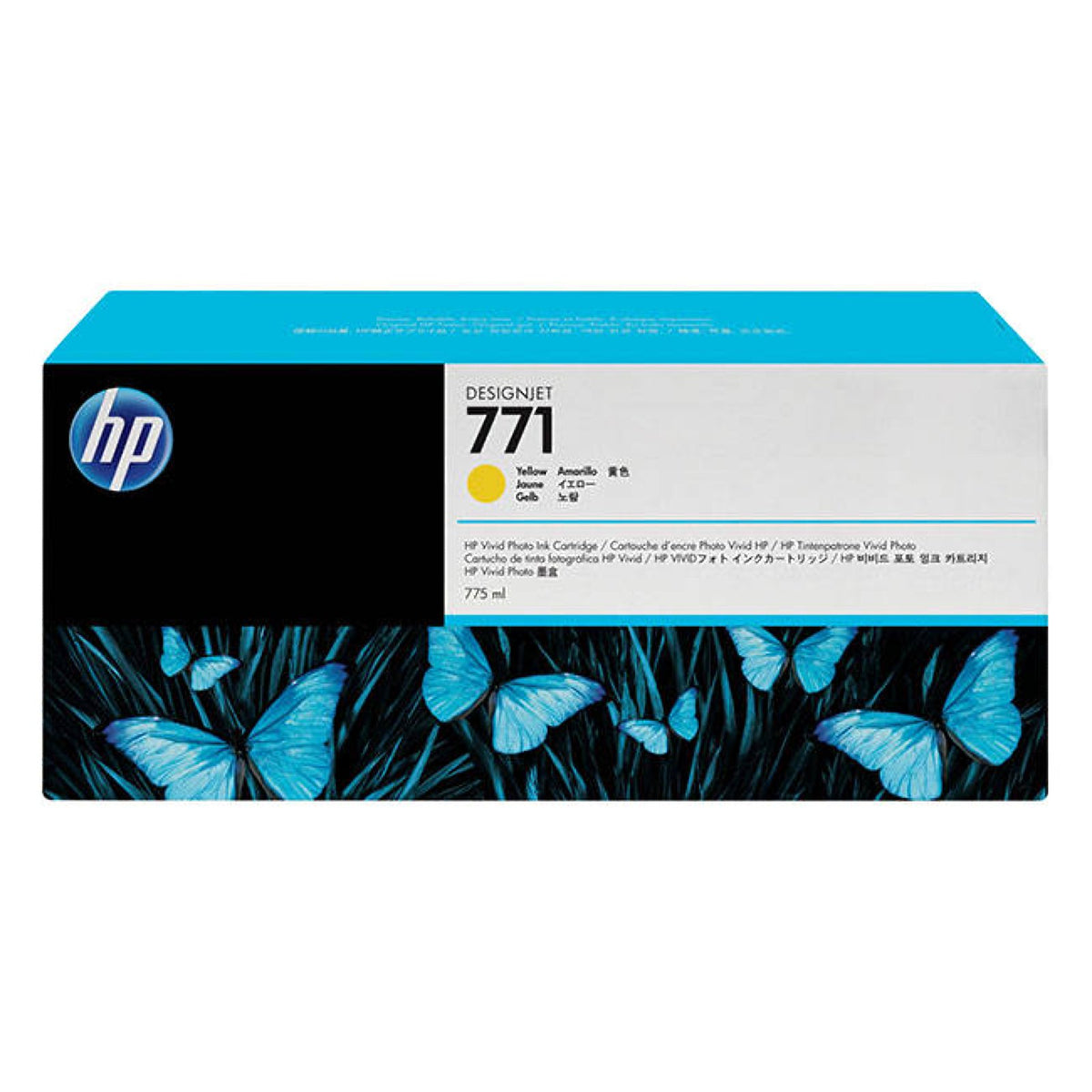 HP 771C original Ink cartridge B6Y10A yellow standard capacity 775ml 1-pack