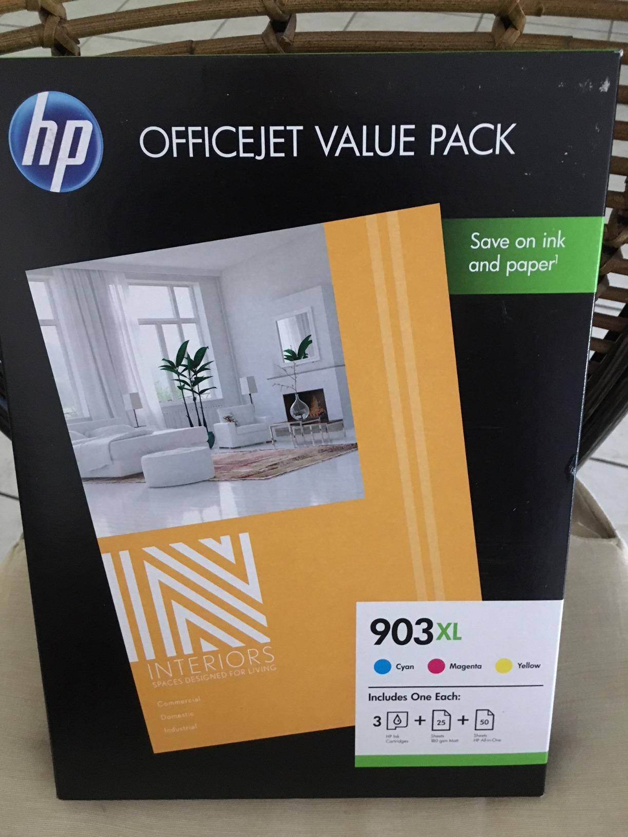 HP 903XL original Ink cartridge T6M11AE BGX Yellow High Yield 825 Pages