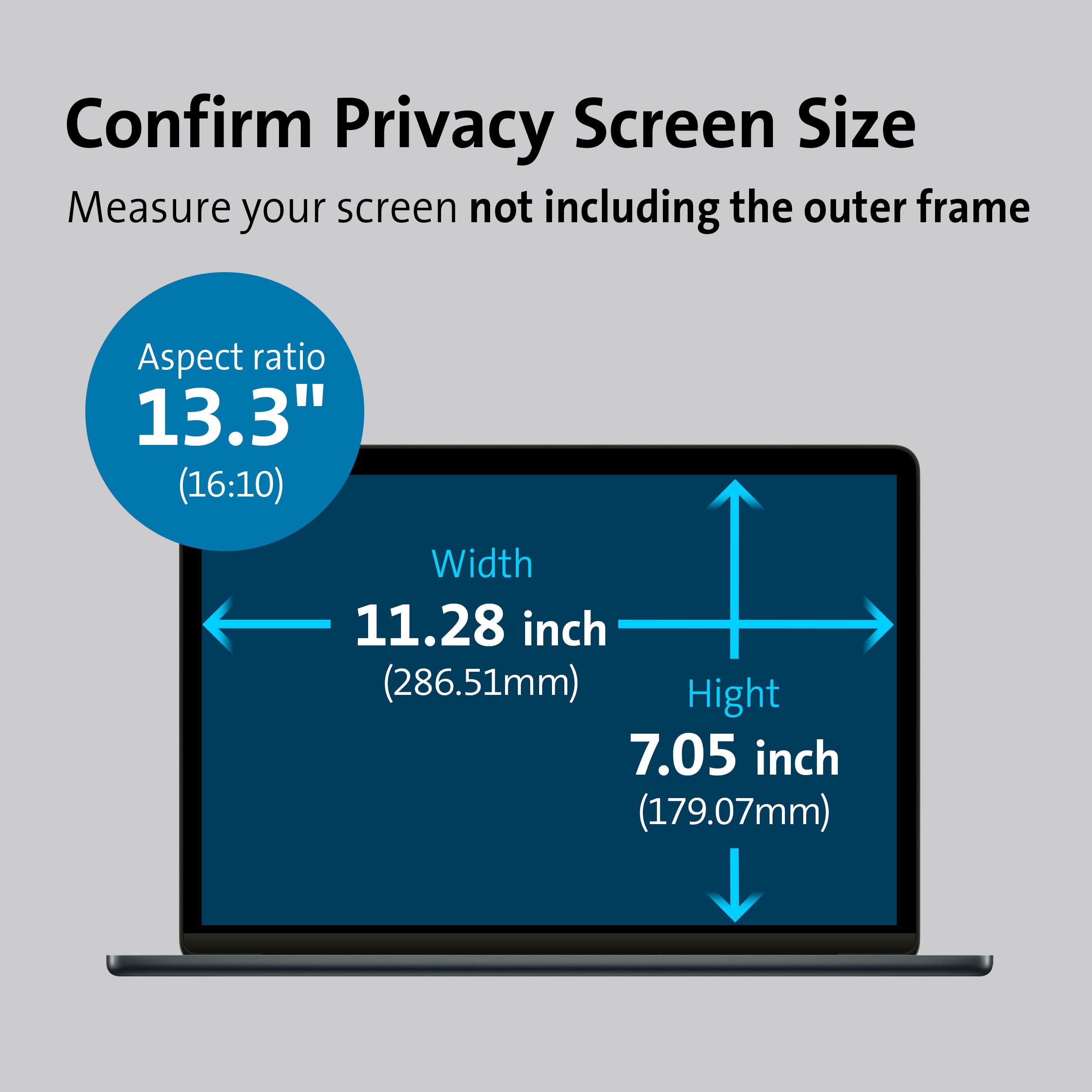 Kensington MagPro Magnetic Privacy 13.3"