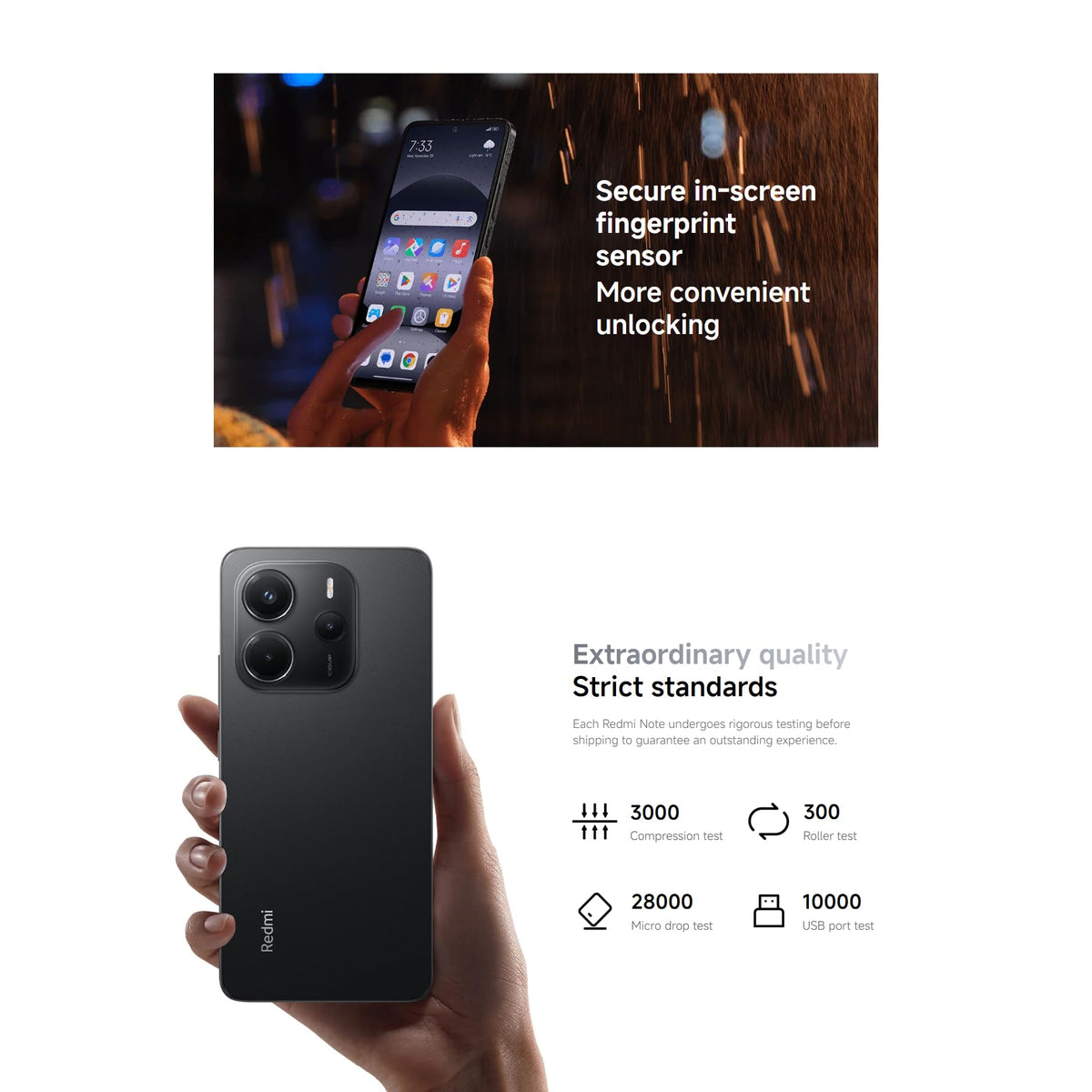 Xiaomi Redmi Note 14 4G (Double Sim - 6.67", 256 Go, 8 Go RAM) Bleu