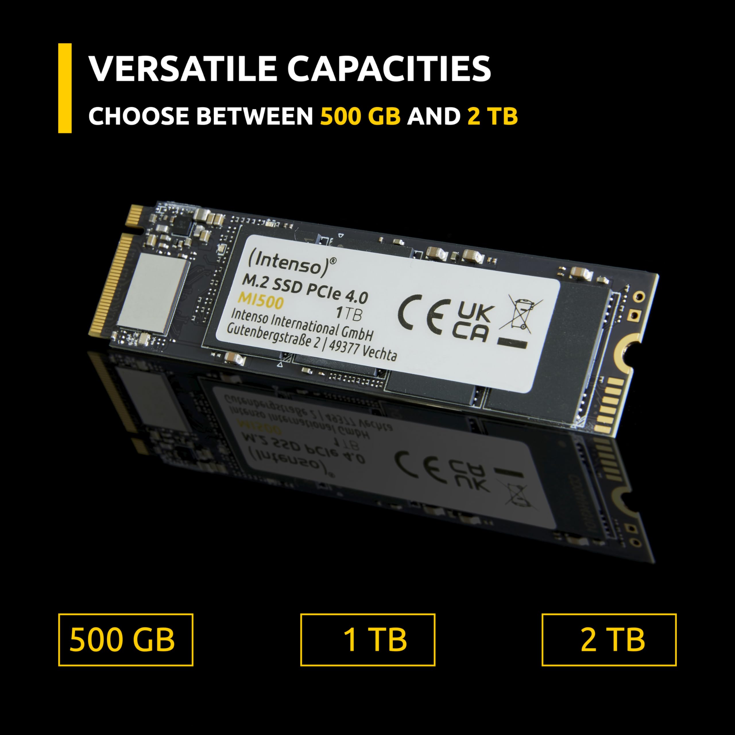 INTENSO MI500 - Disque M.2 - 1 To - NVMe Gen4