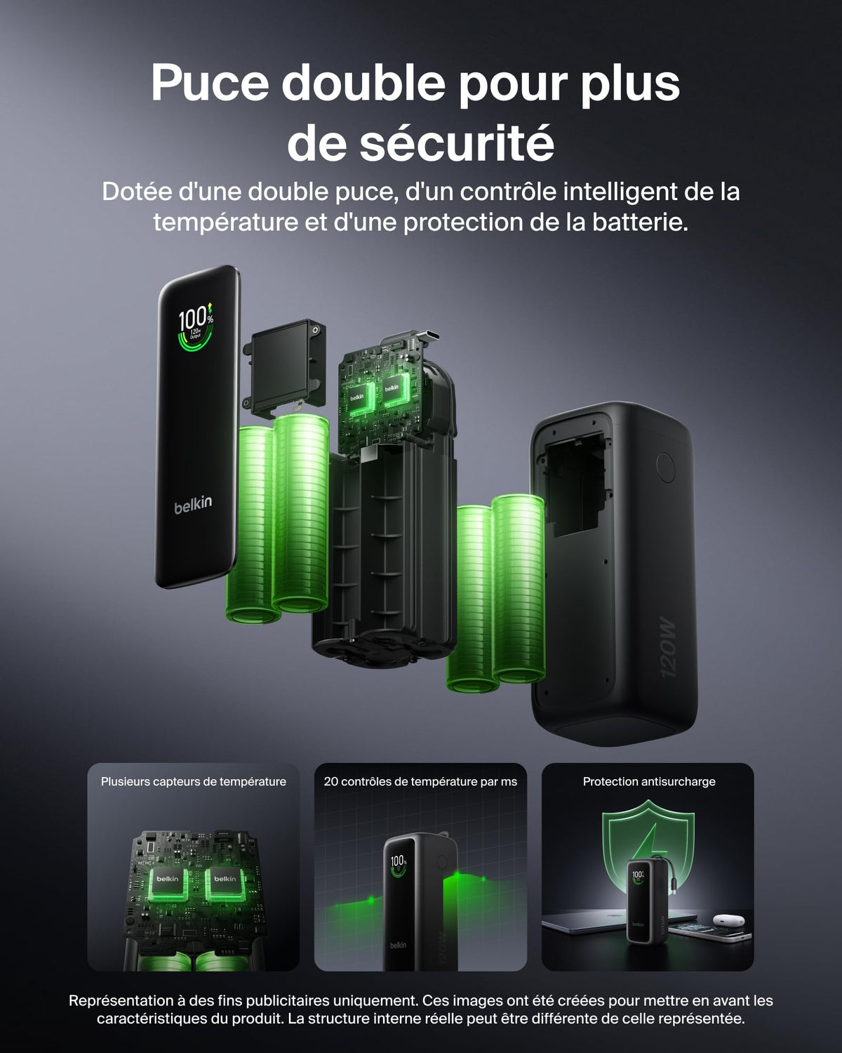 ULTRACHARGE 22k PD120w PowerBank Black