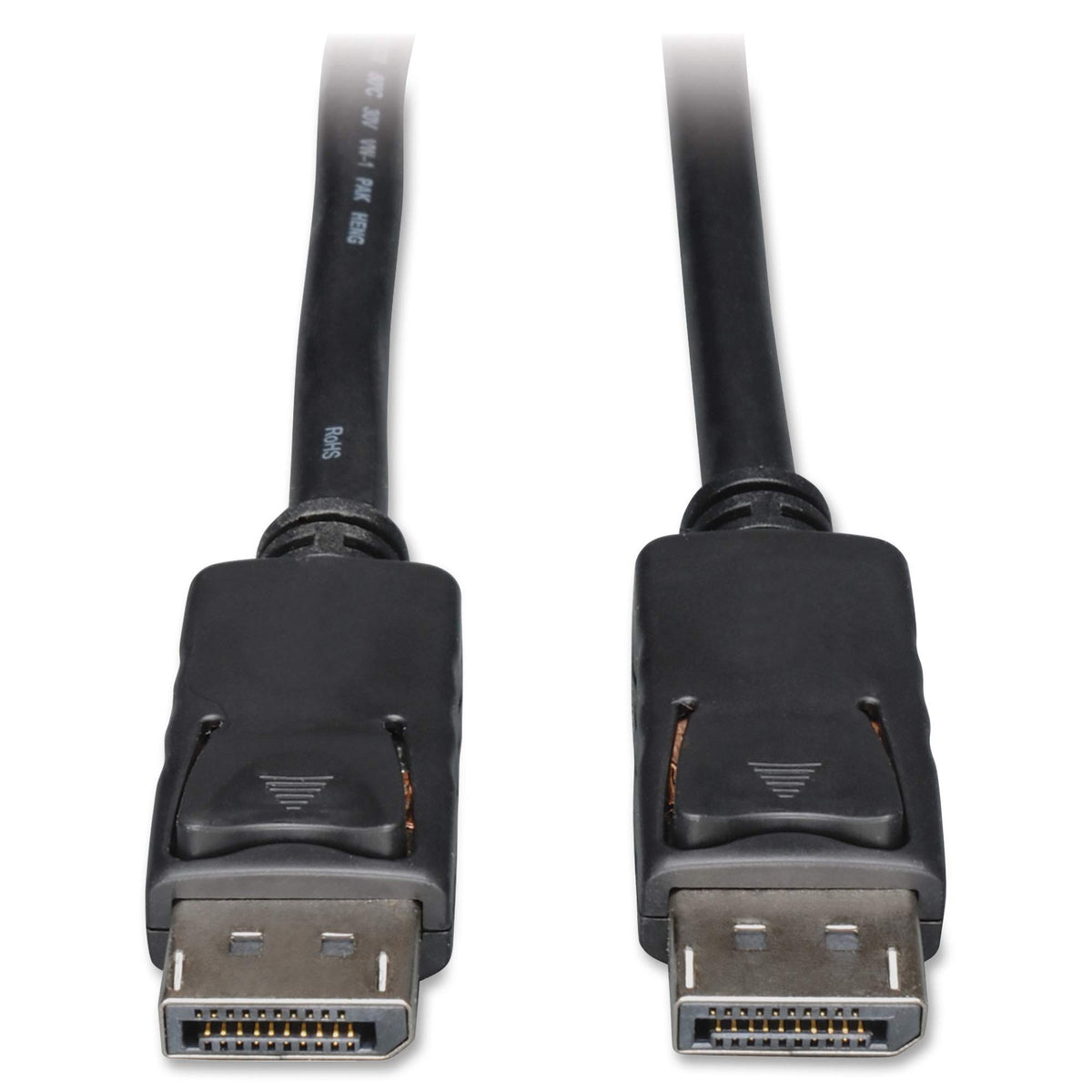 EATON TRIPPLITE DisplayPort Cable /w Latches 4K 60 Hz M/M BK 15 ft. 4.57m DisplayPort cable DisplayPortM to DisplayPortM 4.6m