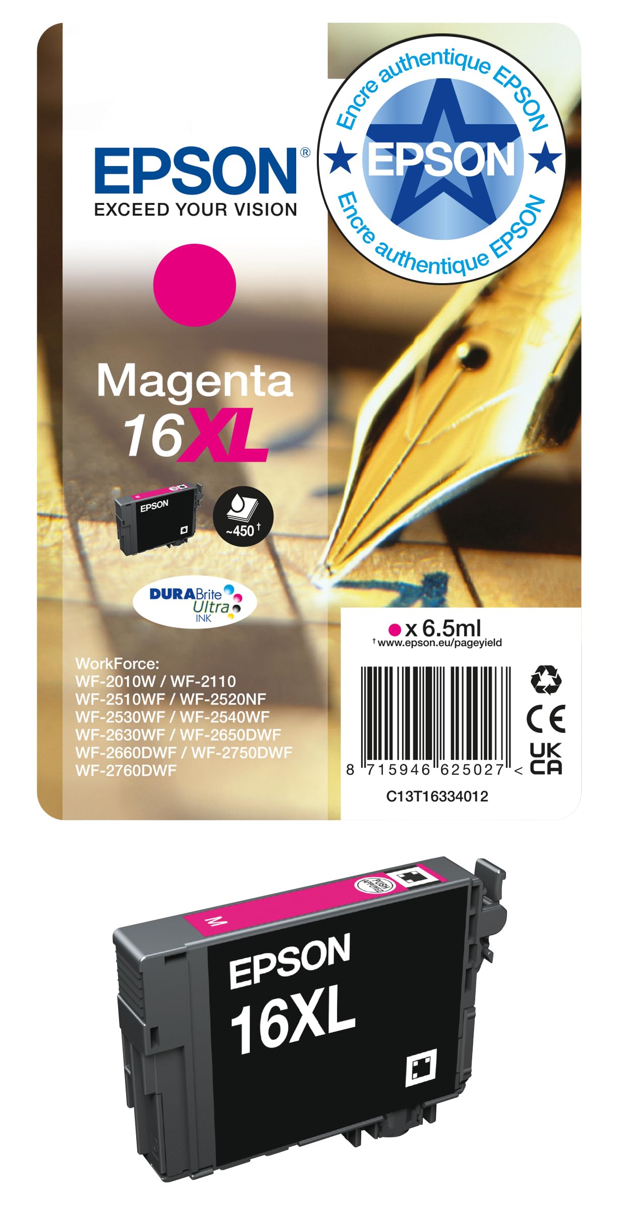Ink/16XL Pen+Crossword 6.5ml MG