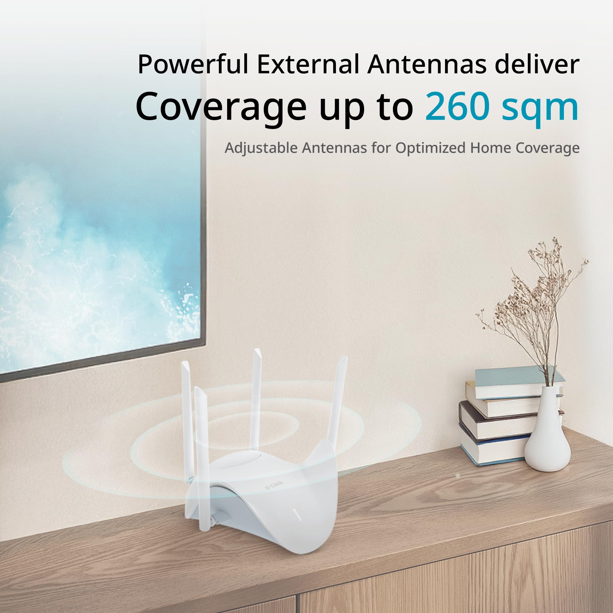 D-LINK AQUILA PRO AI BE3600 Wi-Fi 7 Smart Router