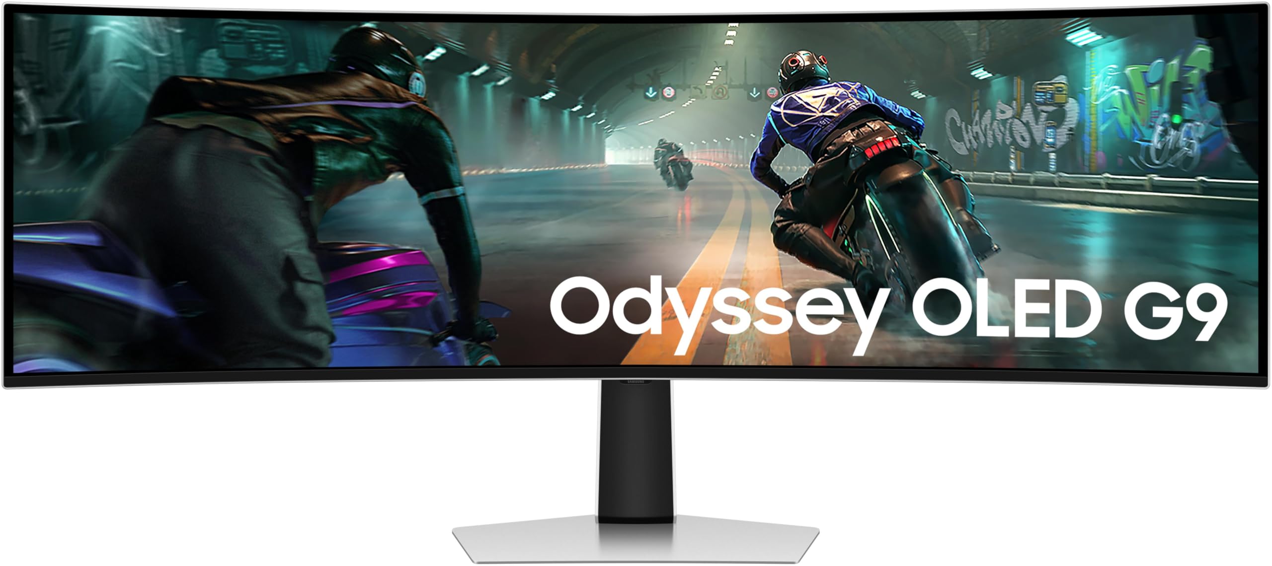 "Samsung G91SD écran plat de PC 124,5 cm (49"") 5120 x 1440 pixels Dual QHD OLED Argent"