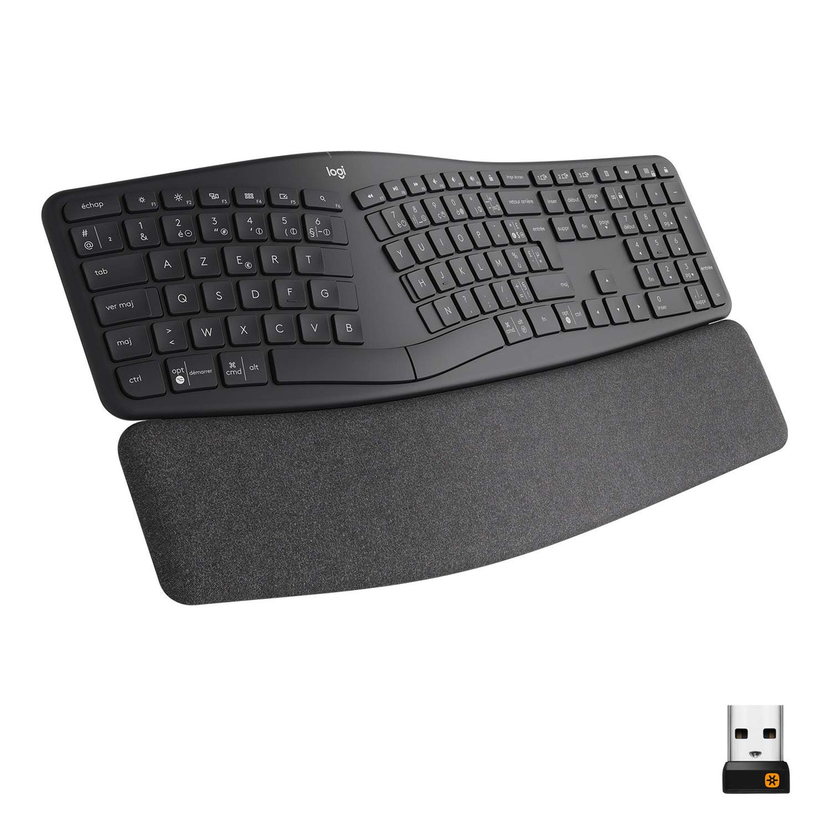 LOGITECH ERGO K860 - GRAPHITE - 2.4GHZ/BT - CENTRAL (FR)