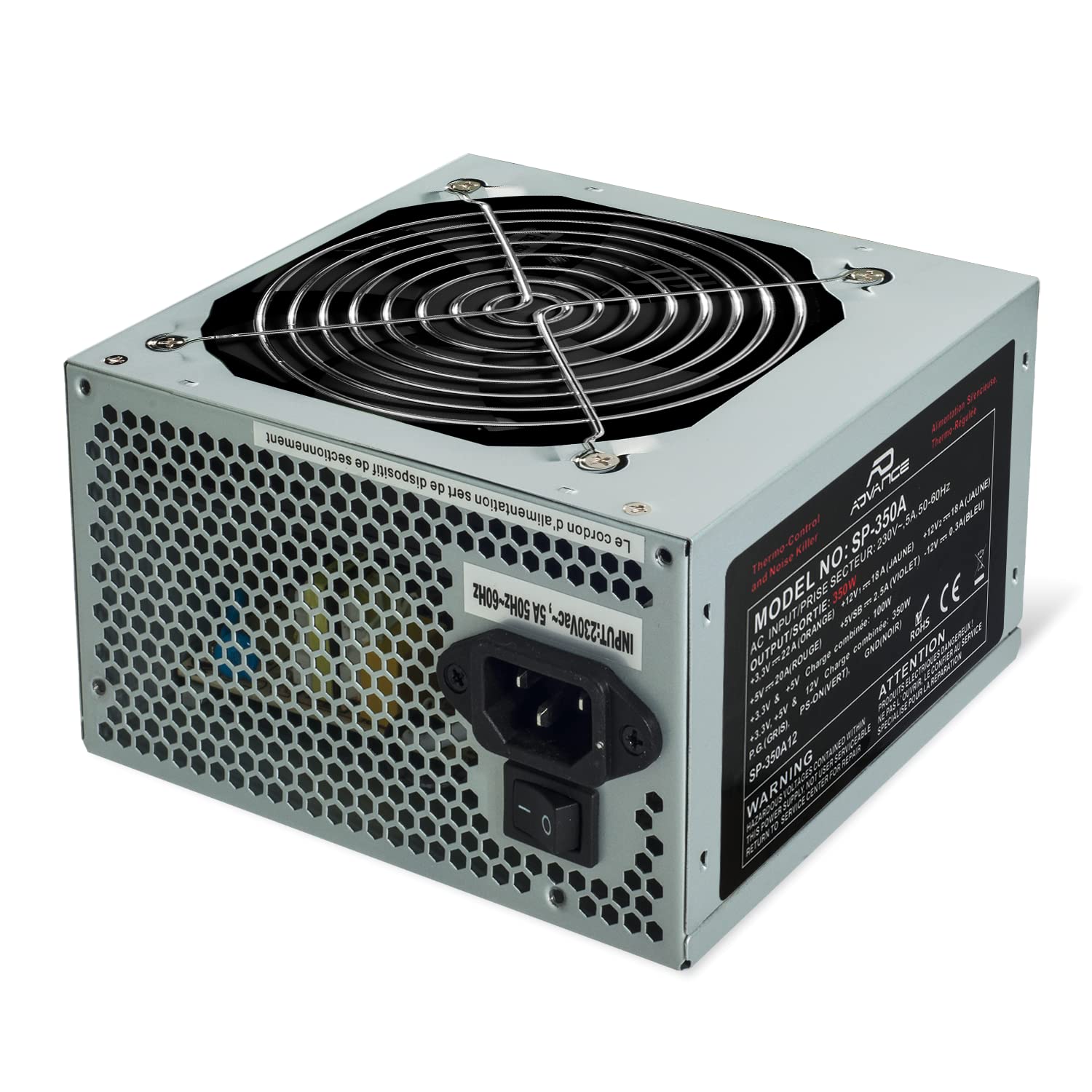 ADVANCE Alimentation ATX 350W NOMINAL VENTILATEUR 120MM