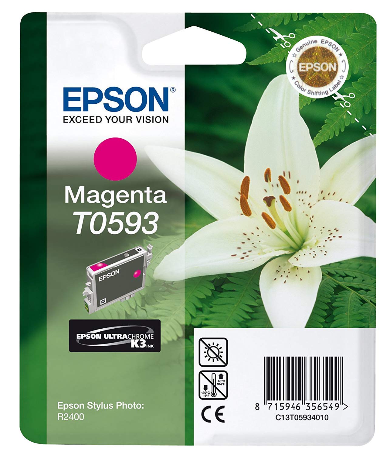 Cartouche EPSON C13T05934010 T0593 - Magenta