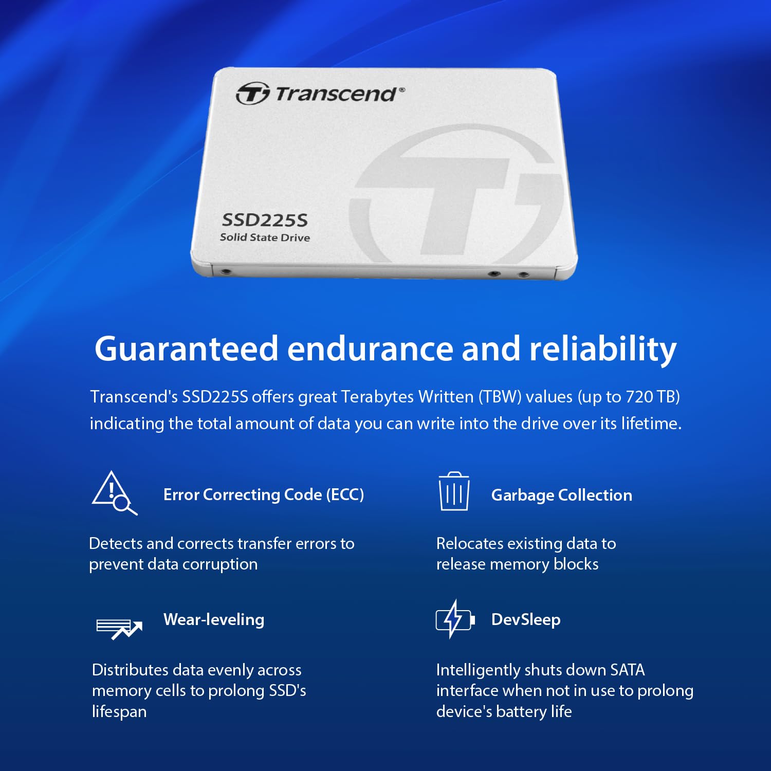 TRANSCEND 250Go 2.5p SSD SATA3 3D TLC