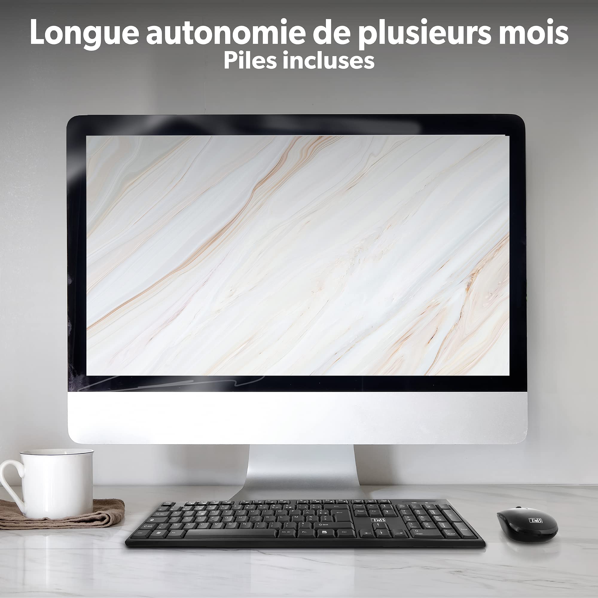 TNB CLASSY Wireless Keyboard/Mouse Combo High Quality Finish Compact Keyboard With Comfortable And Silent Keys