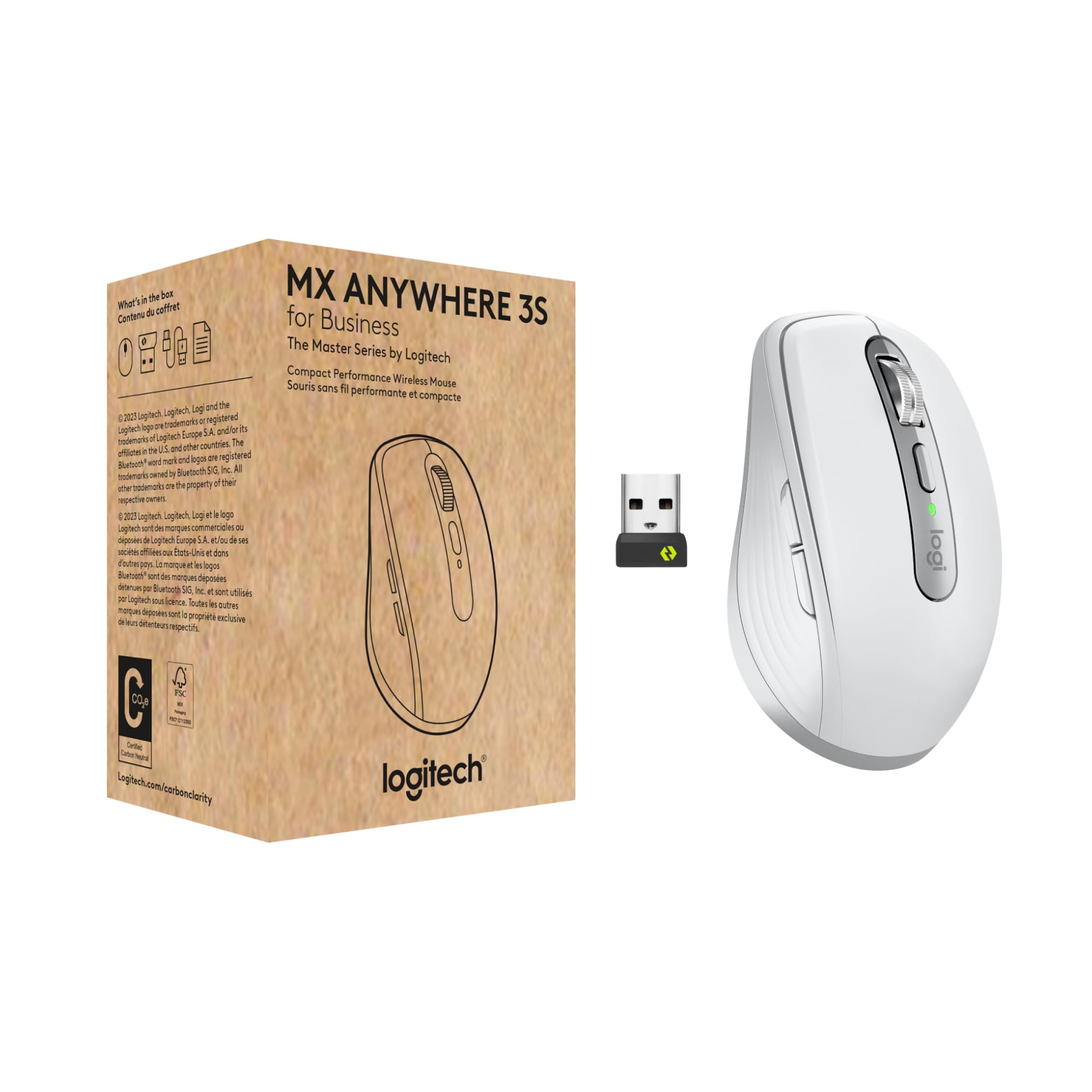 LOGITECH MX Anywhere 3S for Business - PALE GREY - EMEA28-935