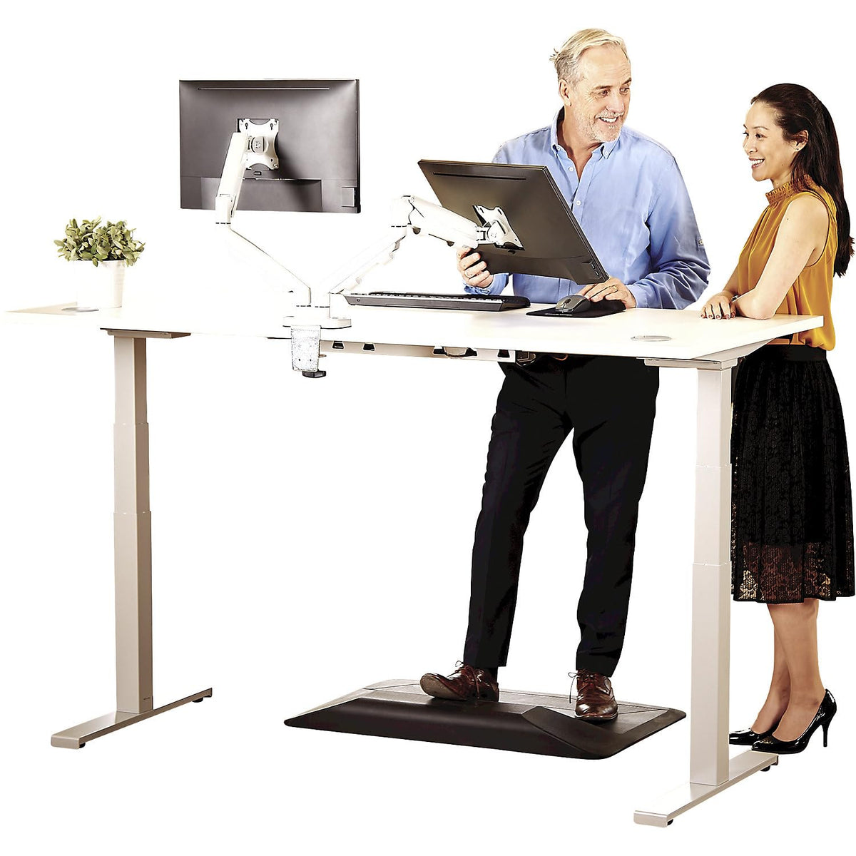 FELLOWES BRAS ARTICULE DOUBLE ECRAN EPPADUAL BLANC compatible jusqu’à 39 POUCES