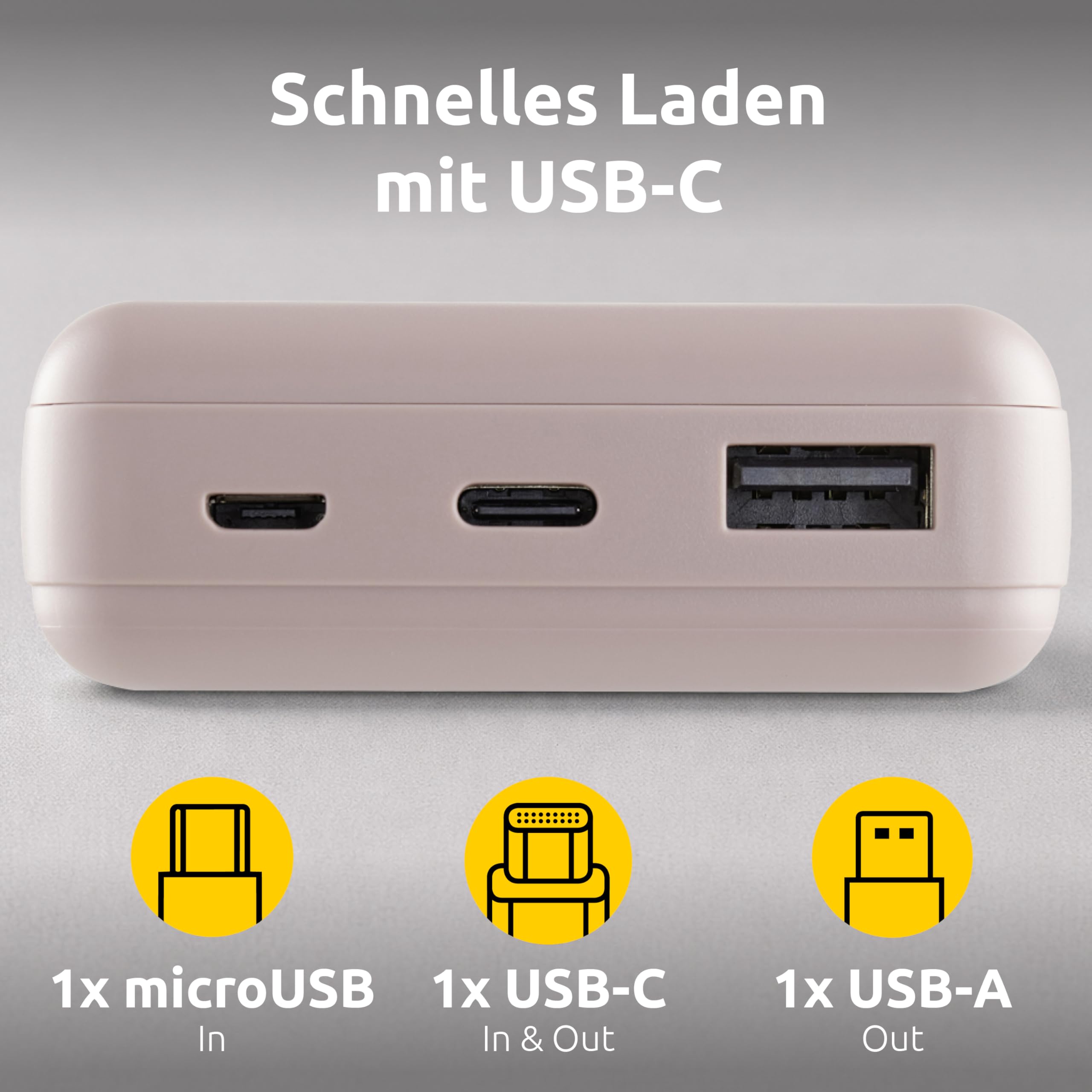INTENSO PowerBank XS10000 USB / Type-C -10000 mAh rose