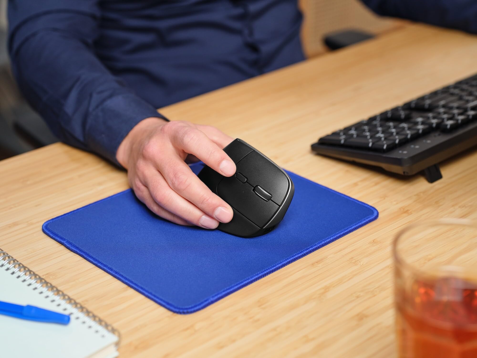 TRUST Souris egonomique BAYO+ sans fil - Noire
