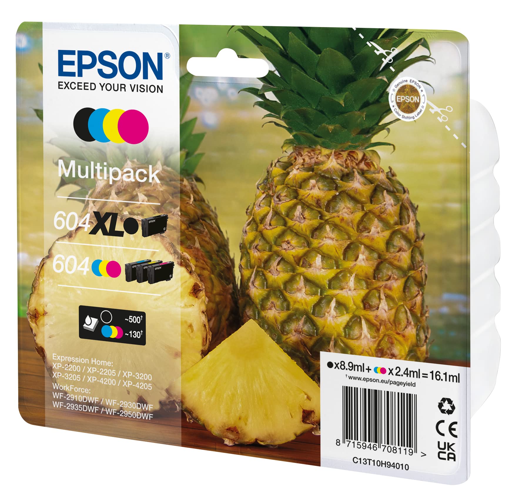 Ink/604XL Pineapple CMYK SEC