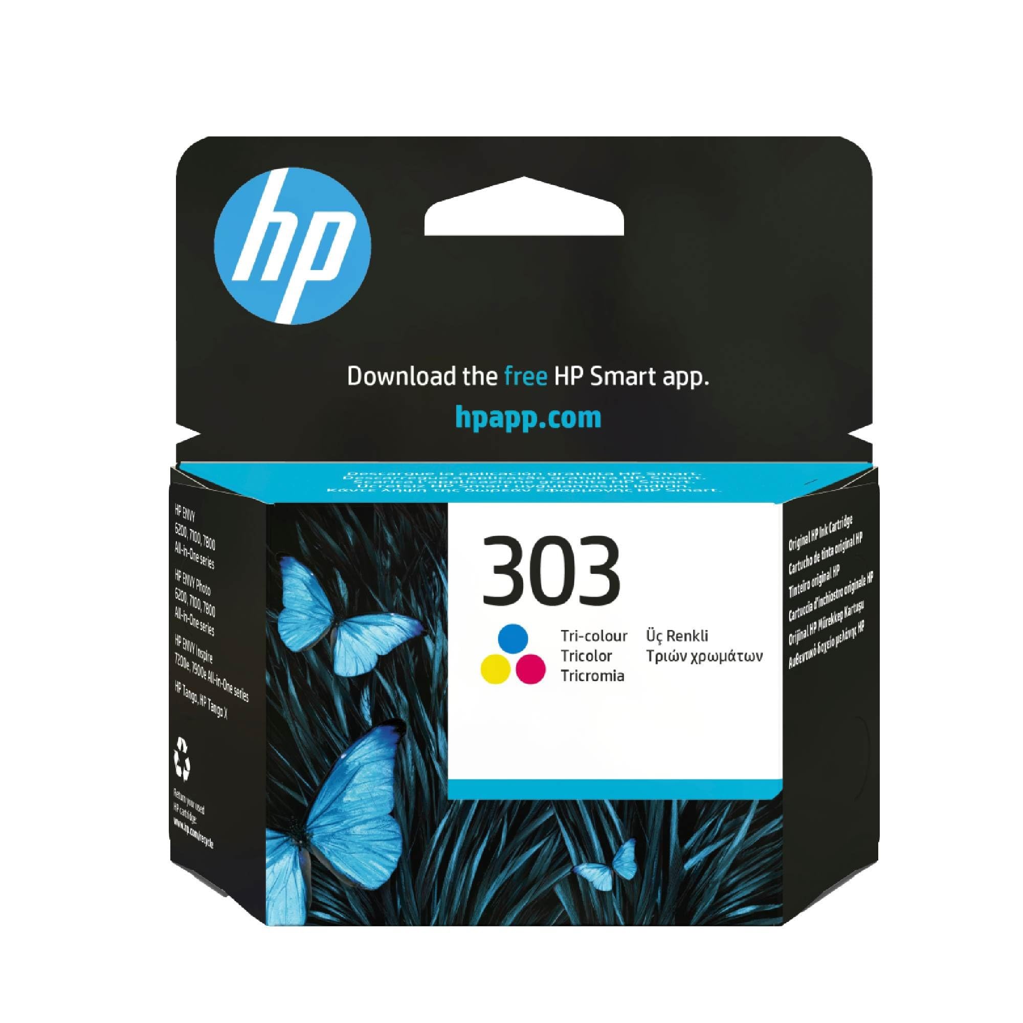 HP 303 Tri-colour Ink Cartridge WCF (P)