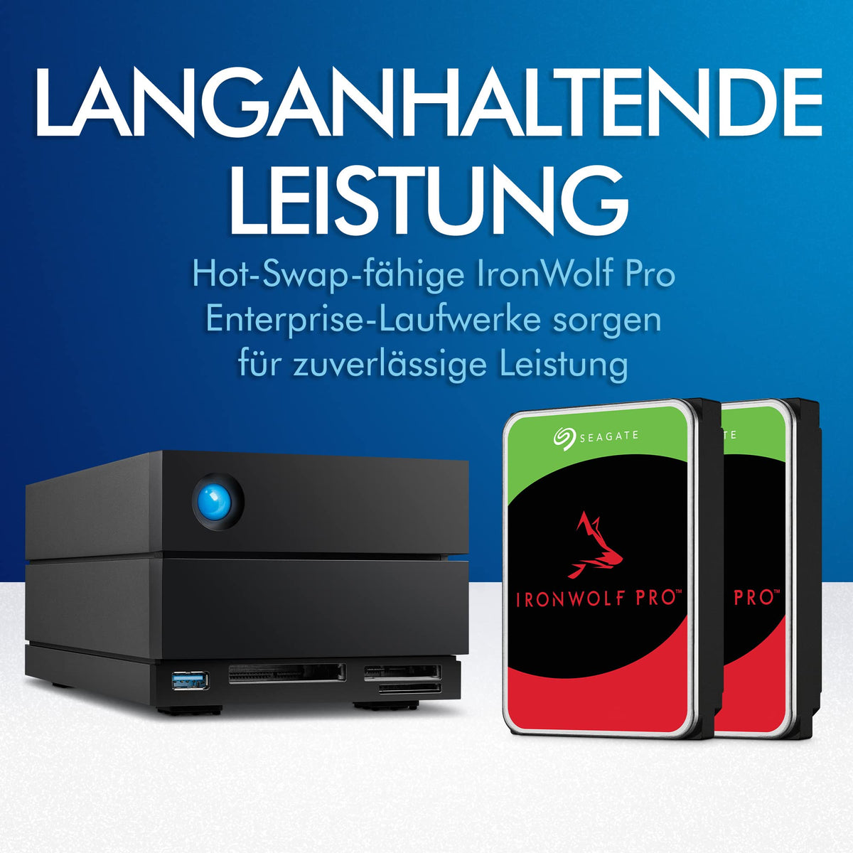 LACIE 20TB 2big Dock Thunderbolt 3 USB 3.2
