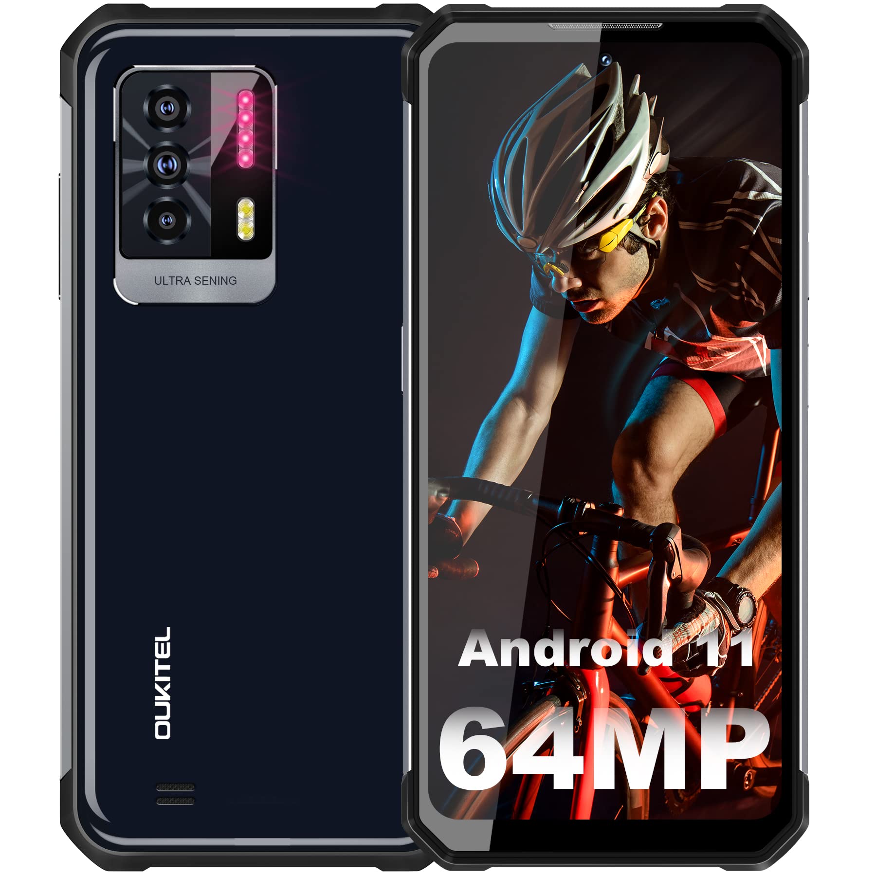 Oukitel WP17 (Double Sim - 6.78" - 128 Go, 8 Go RAM) - Noir