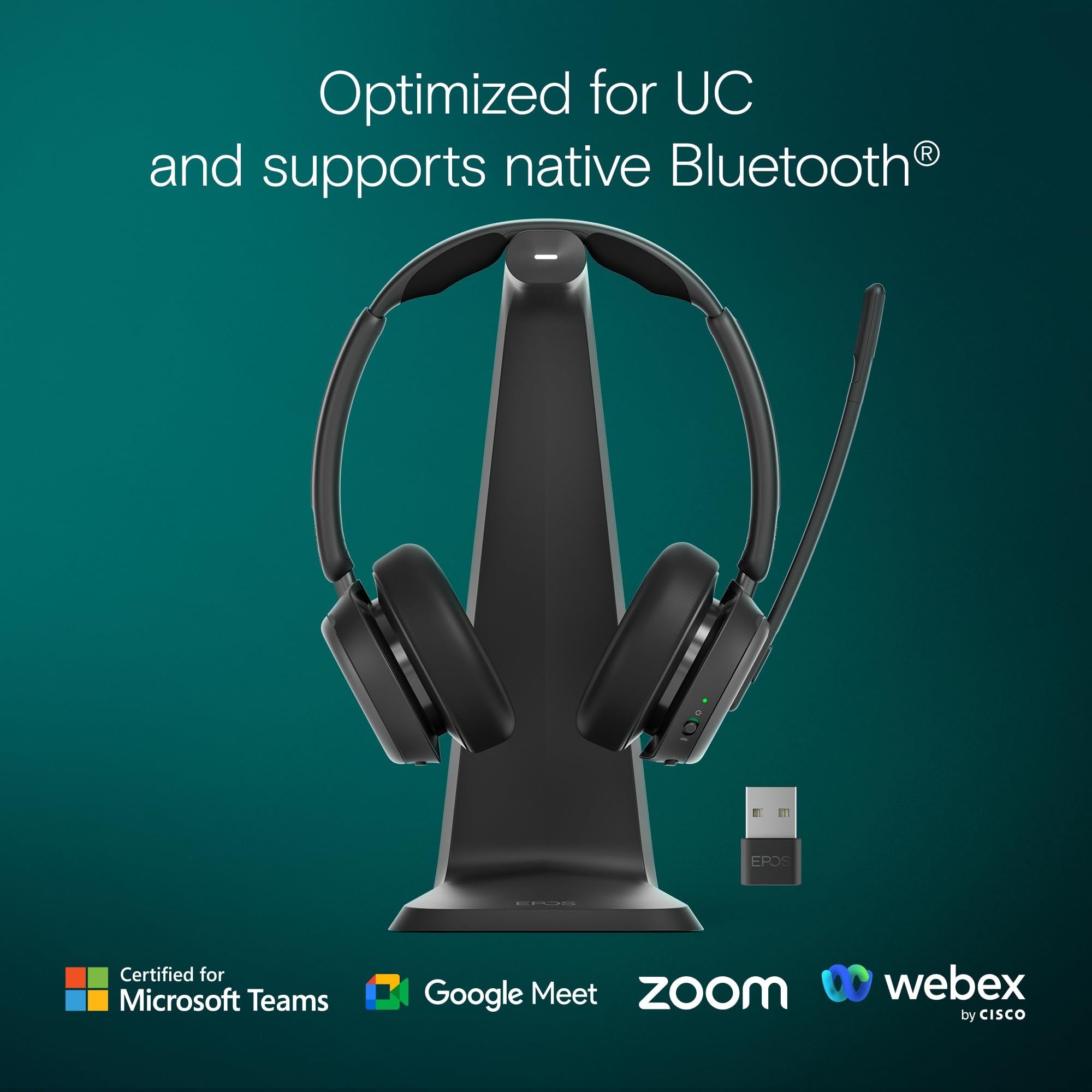 IMPACT 1000 MS UC ANC WL USB-C+A Stand