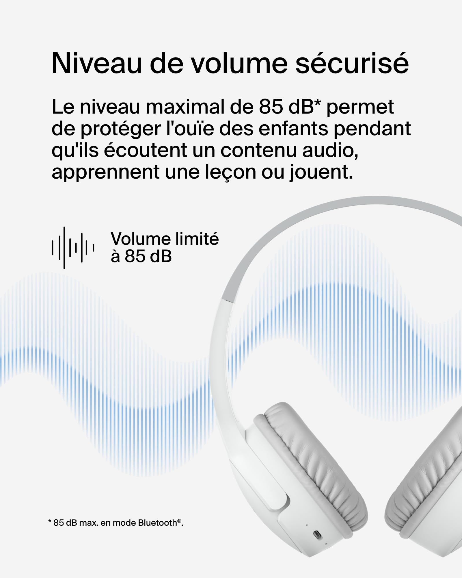 BELKIN Soundform Mini Kids Headphones White